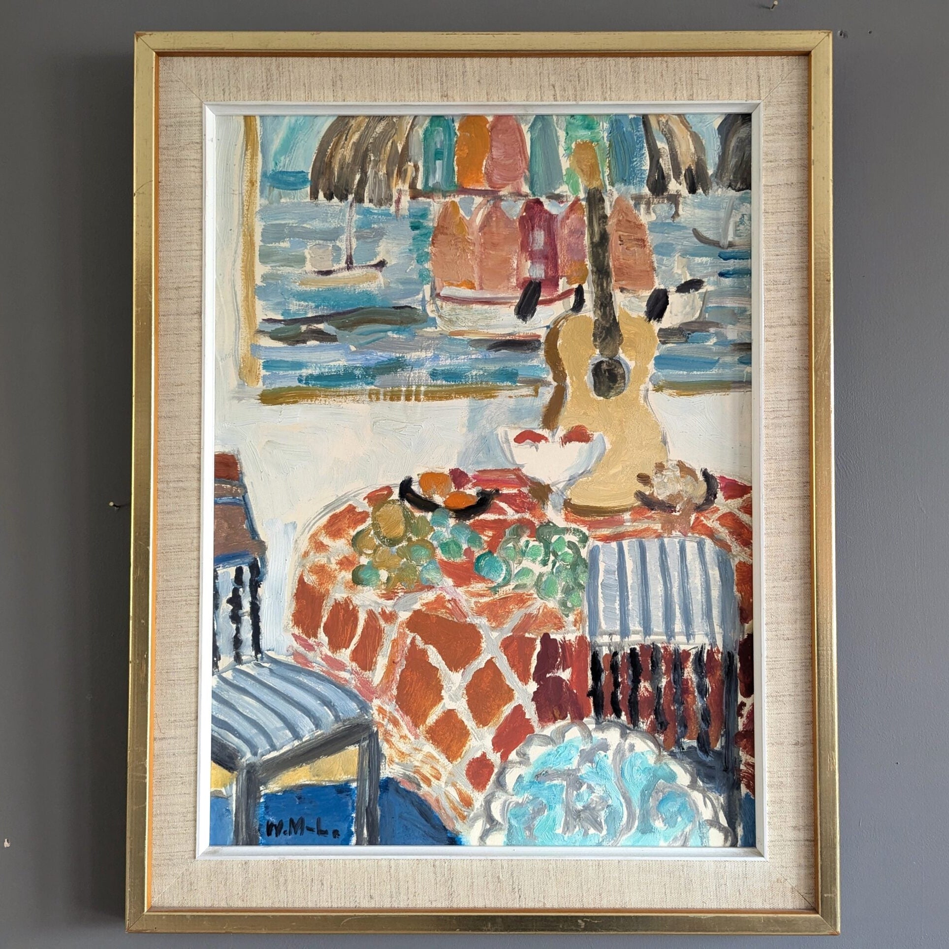 'Interior with Painting' Oil Painting