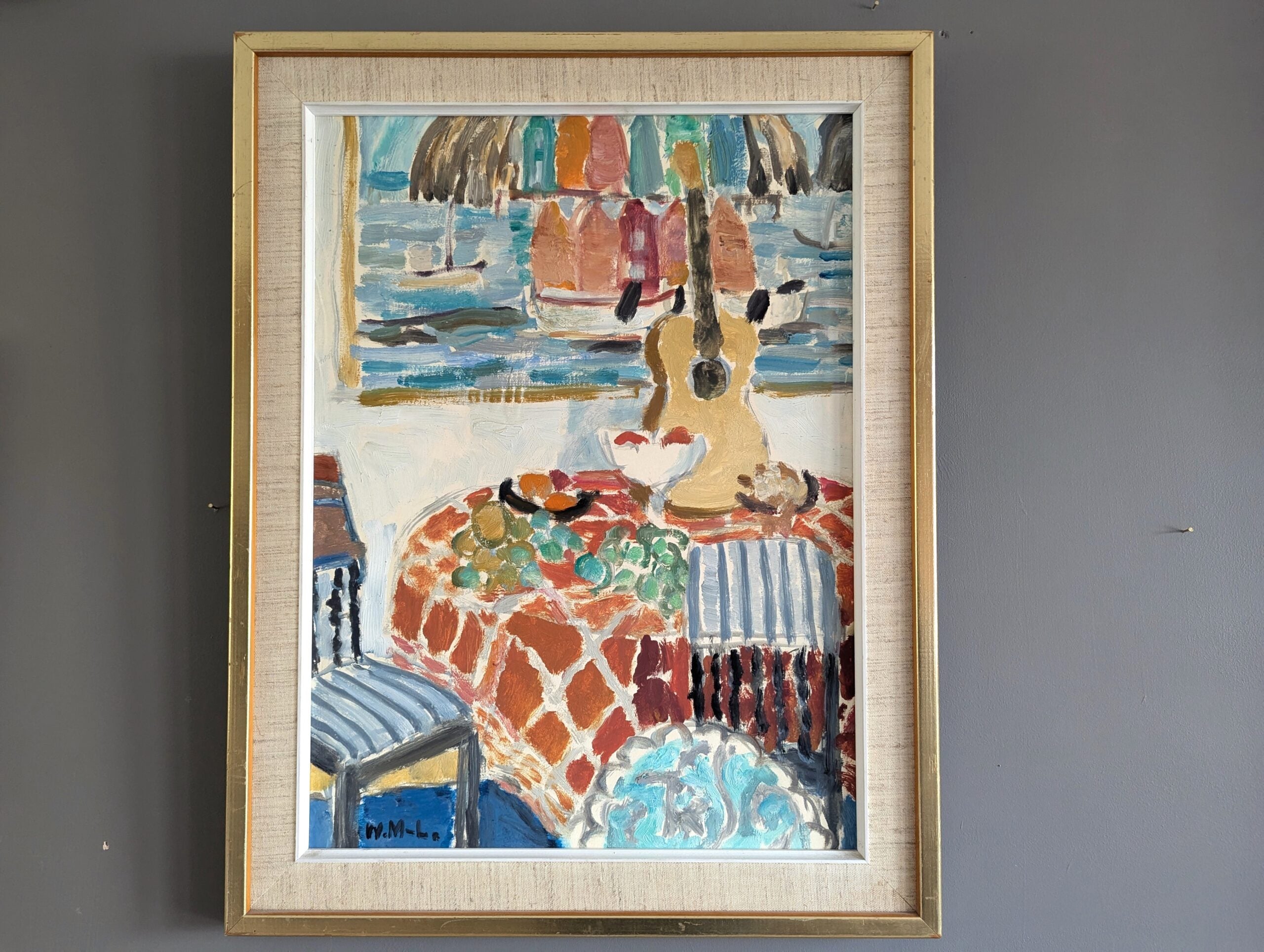 'Interior with Painting' Oil Painting