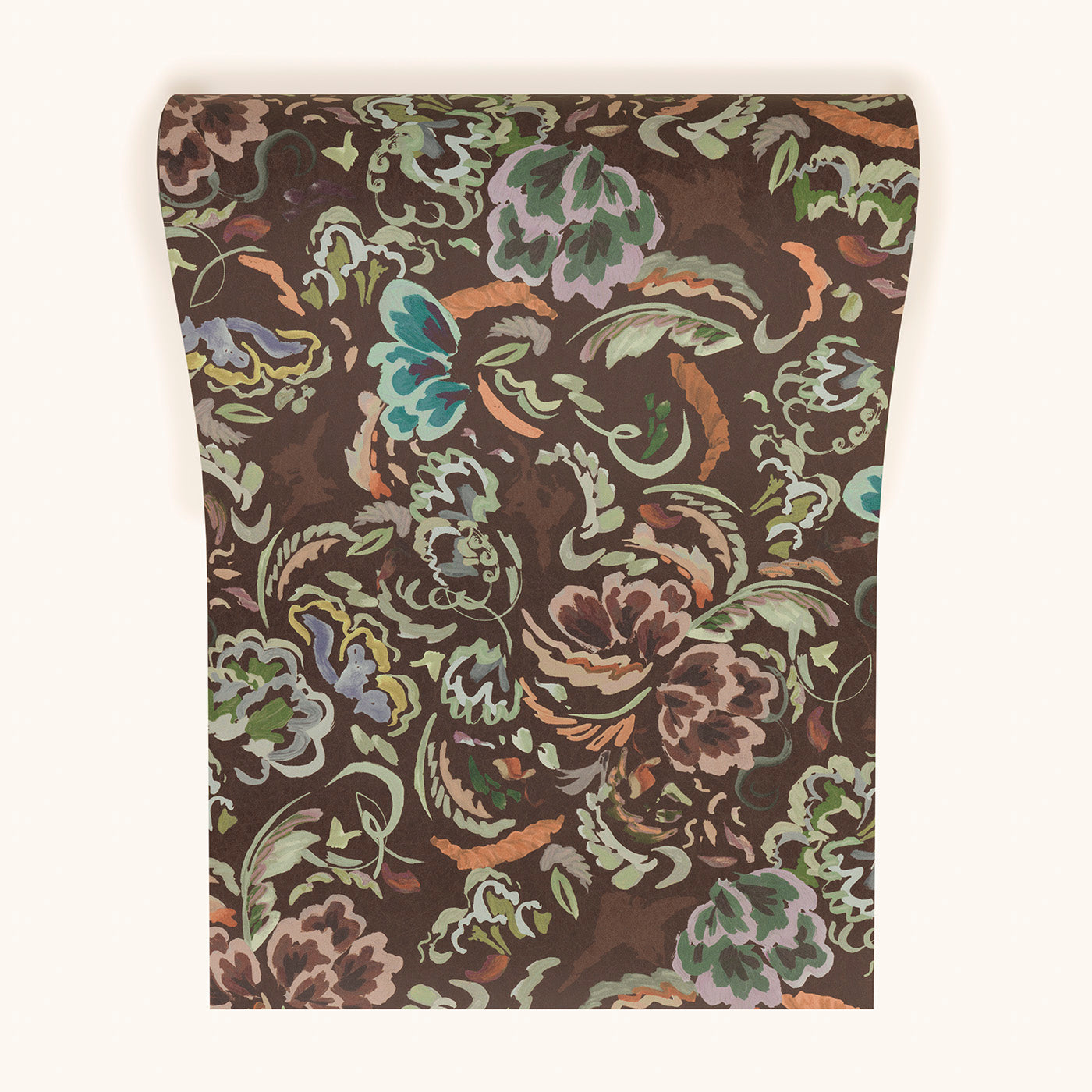 Bloomsbury Grande - Conker (Wallpaper - 10m Roll - 2 Roll Set - 2 Rolls Required For Full Repeat)