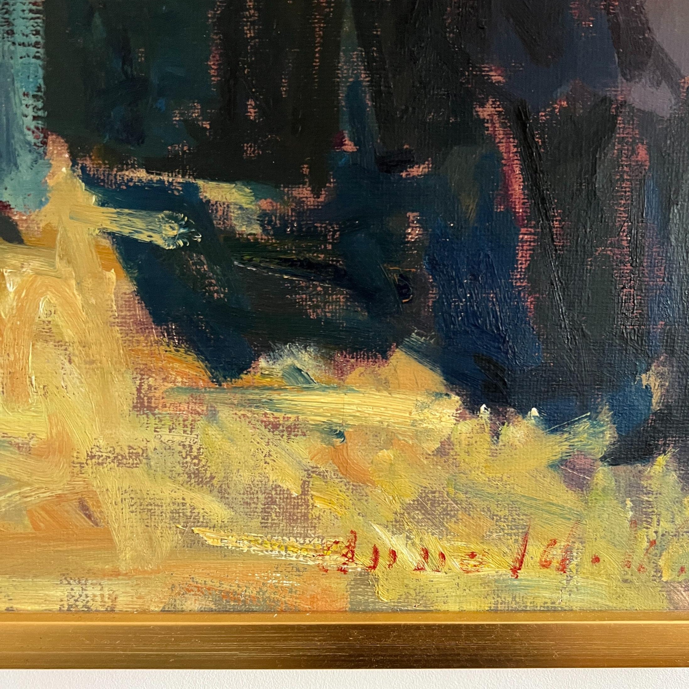 Park Stroll Oil Painting