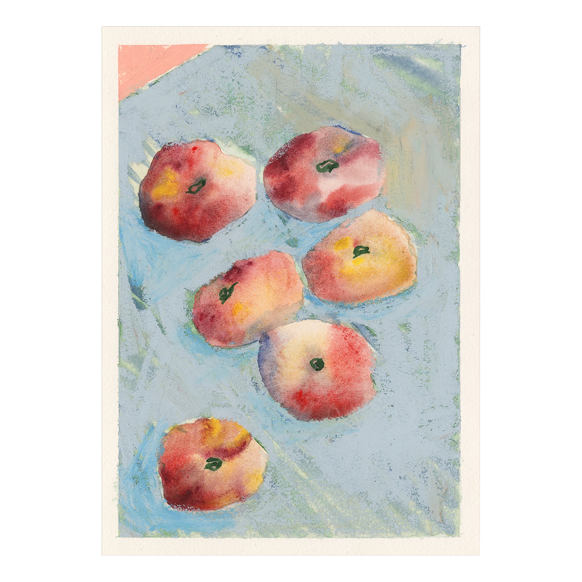 Peaches Print by Liat Greenberg
