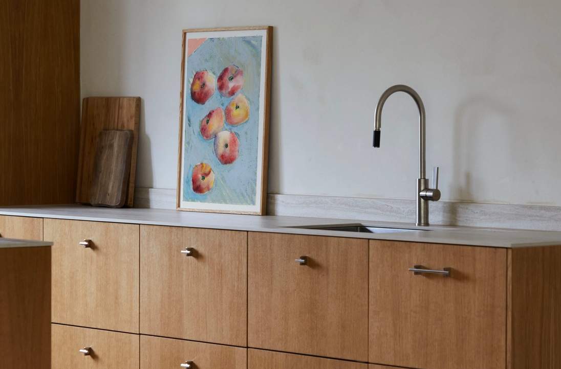Peaches Print by Liat Greenberg