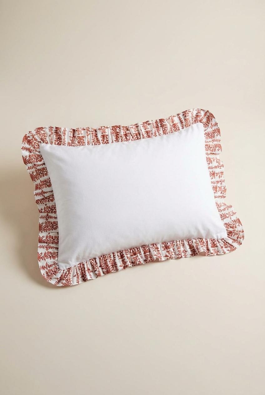 Floral Organic Cotton Poplin Pillowcase