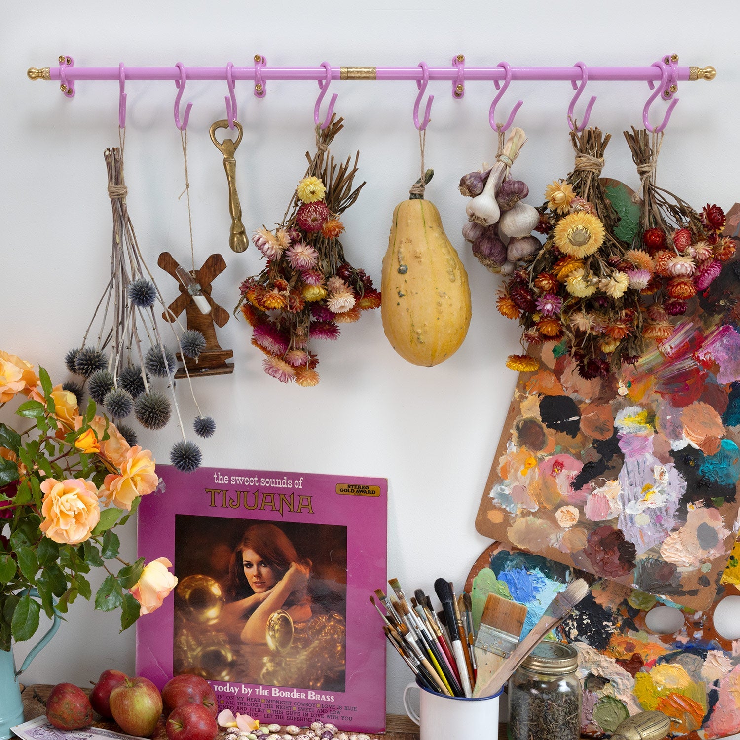 The 80cm Pink Hanging Rail