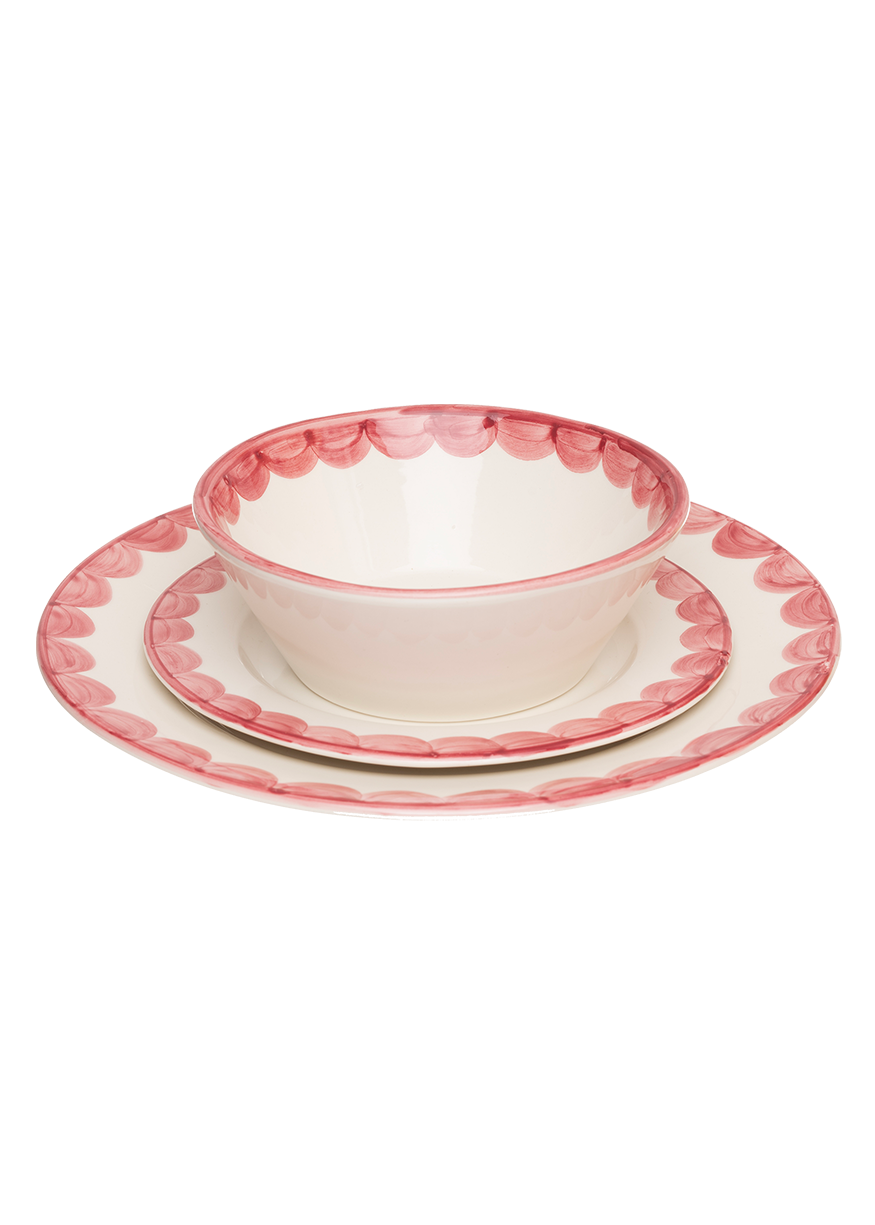 Pink Scallop Bowl | Singles & Set of 4