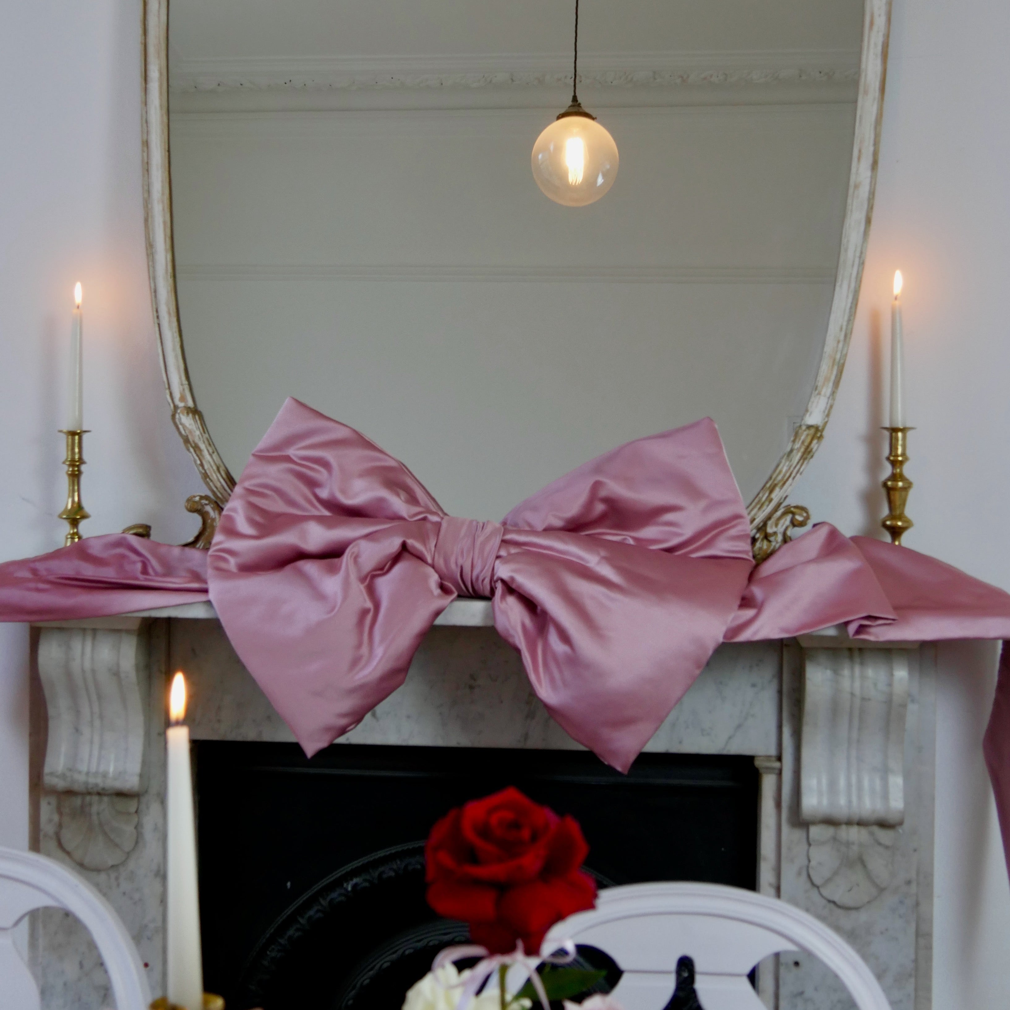 Pink Satin Bow
