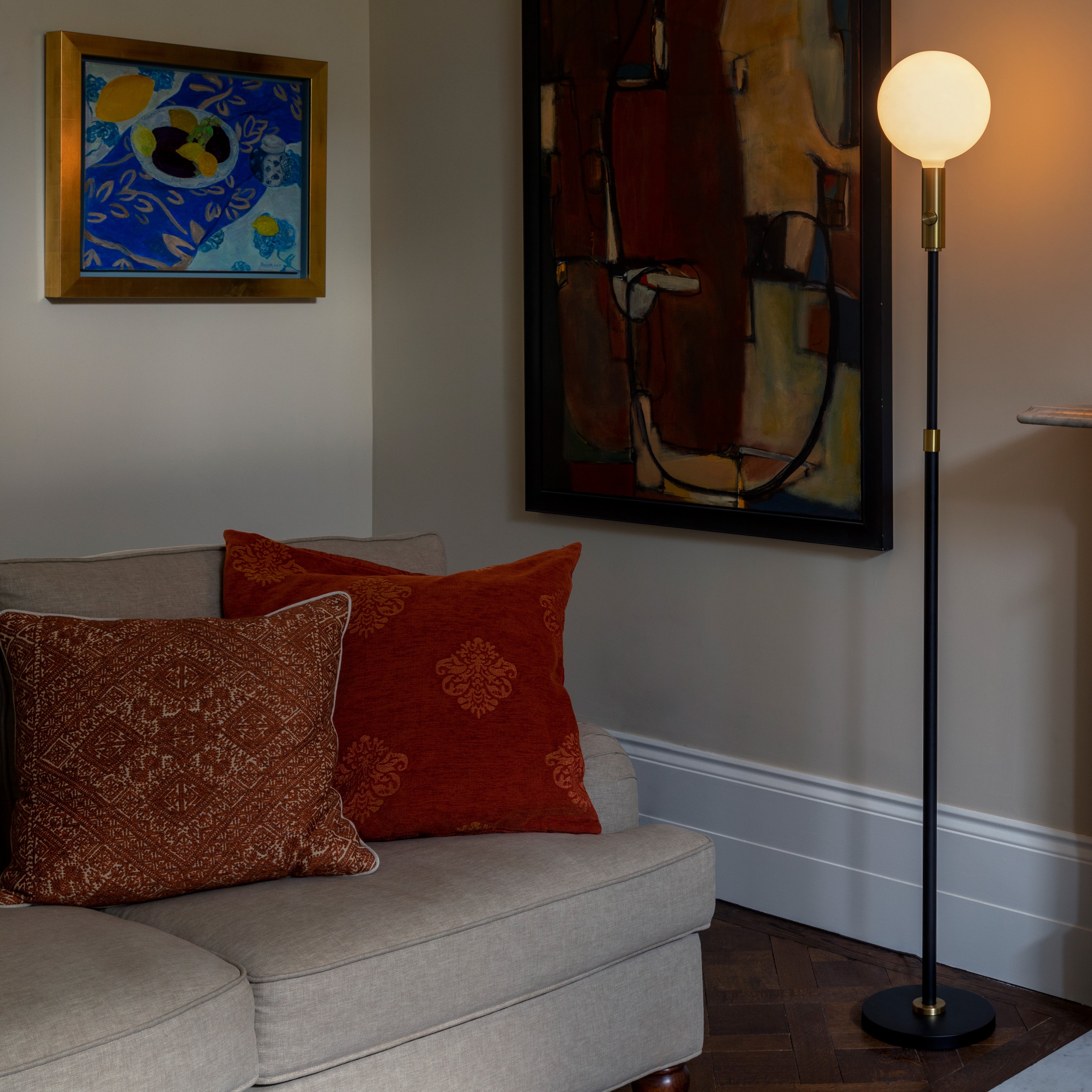 Poise Adjustable Floor Lamp + Oval II