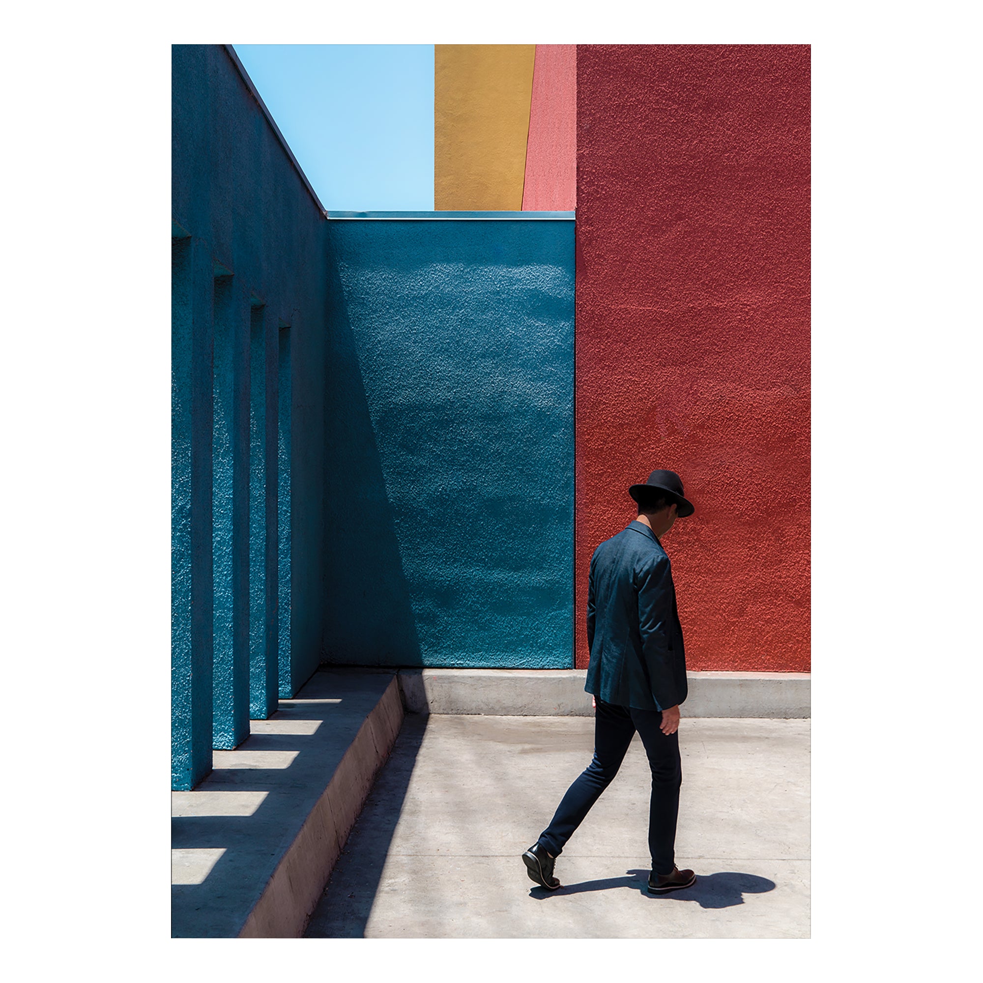 Primary Spaces Print by Minh T