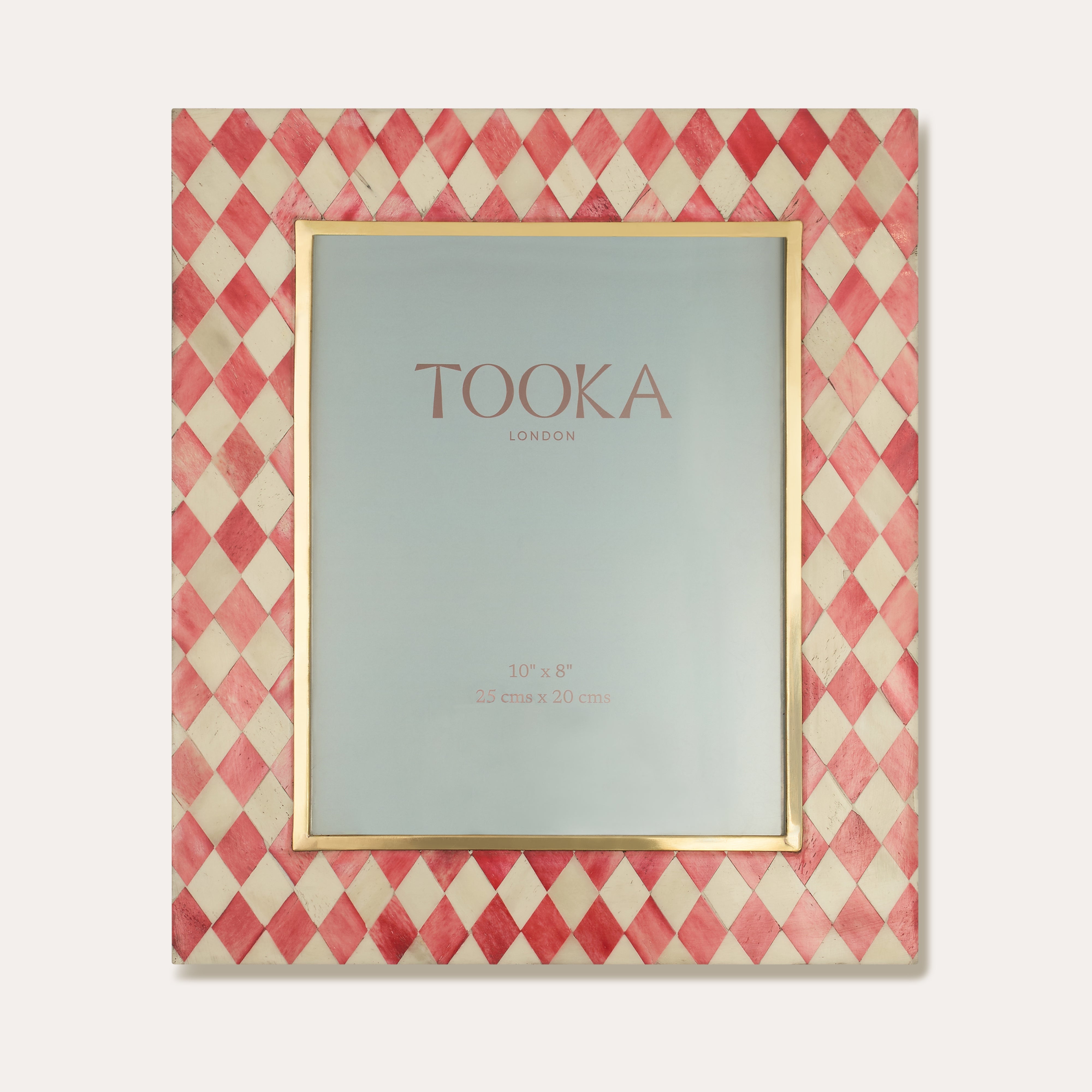 Large Photo frame | Ruby Red & White | Harlequin