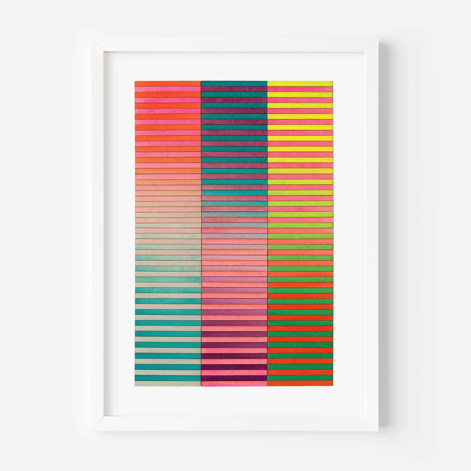 Seattle Stripe Colour Study Painting | Sample