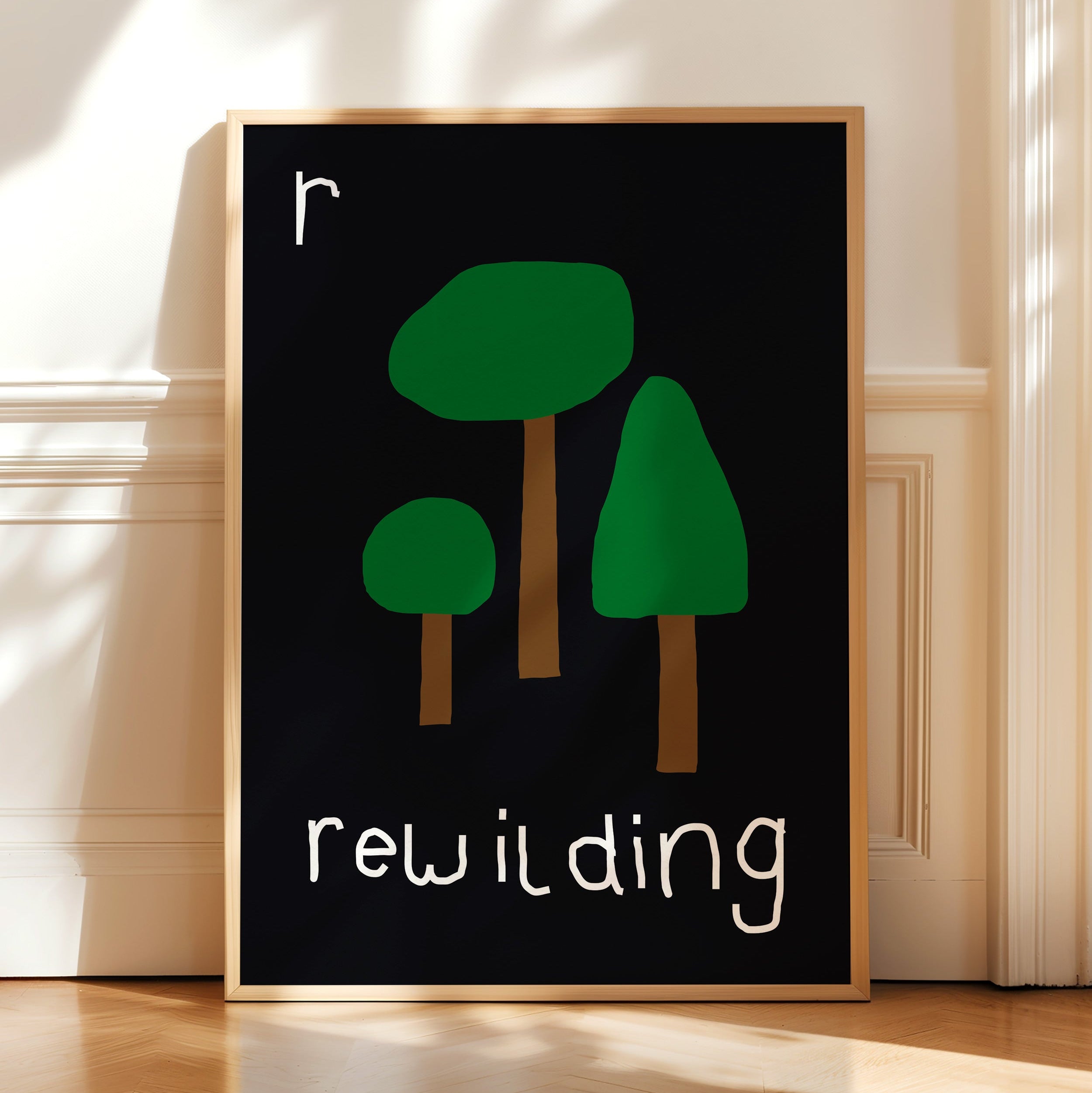 R for Rewilding Print | Giclée Fine Art Print