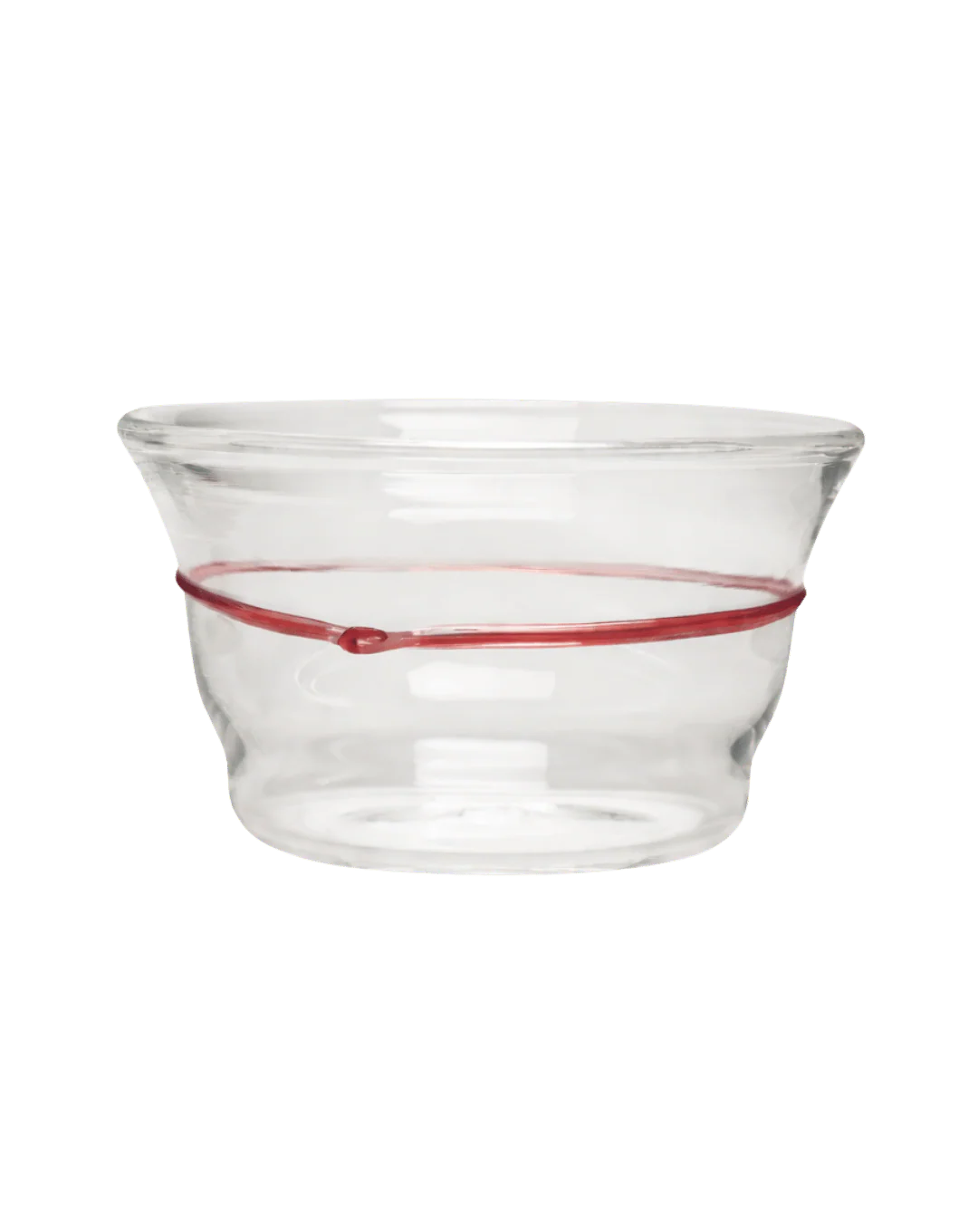Red Circle Pinch Bowl