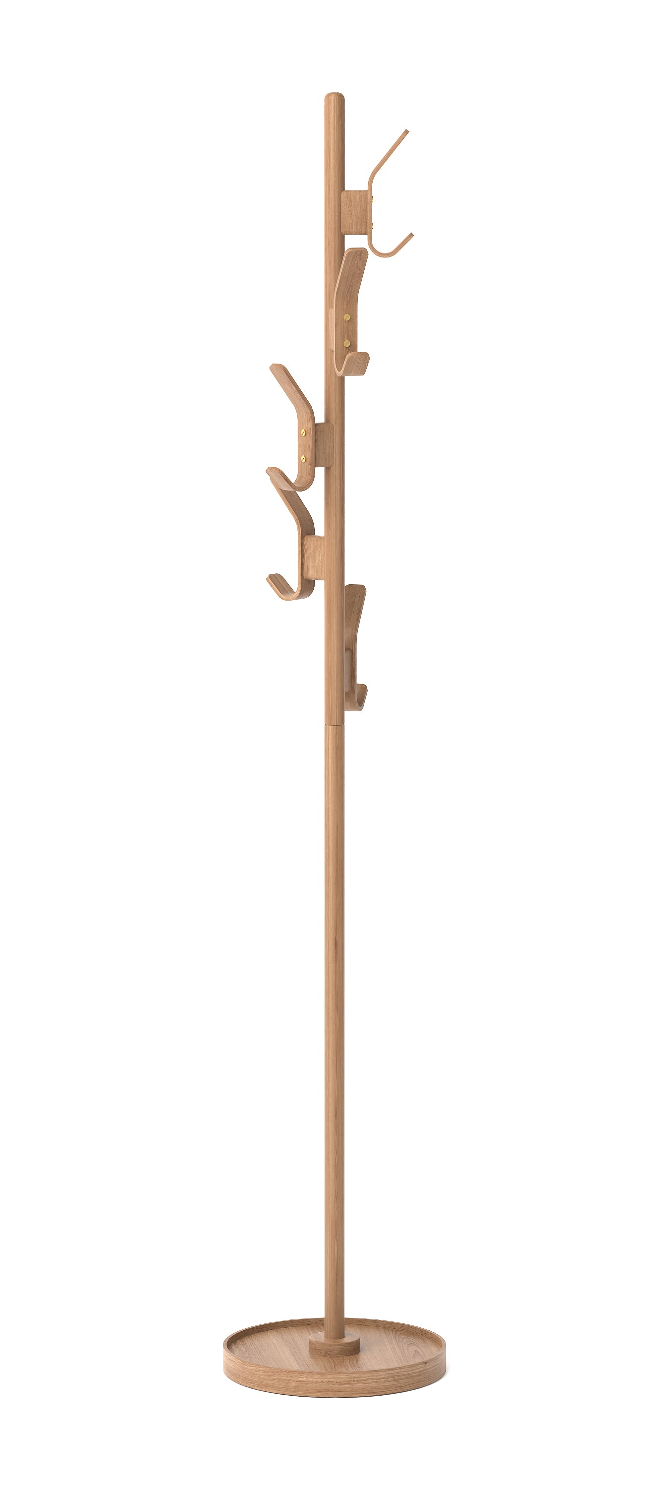 Right Hook Coat Stand - Oak