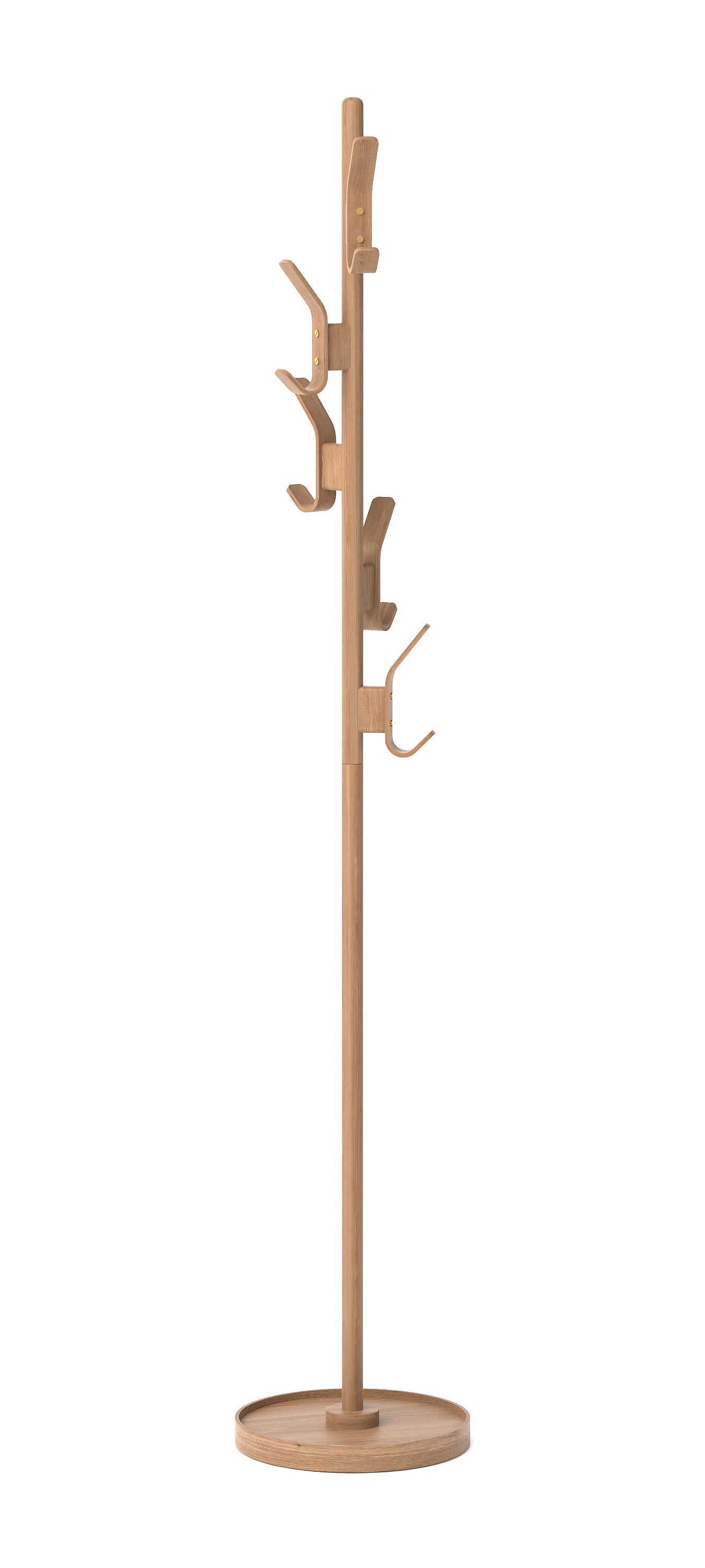 Right Hook Coat Stand - Oak