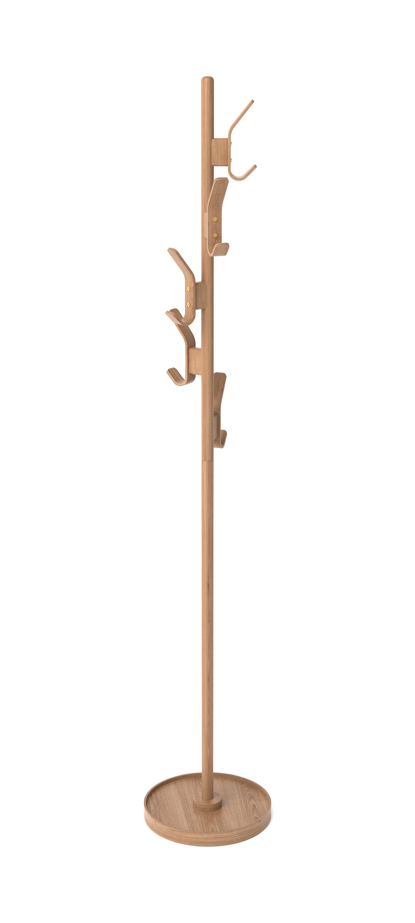 Right Hook Coat Stand - Oak