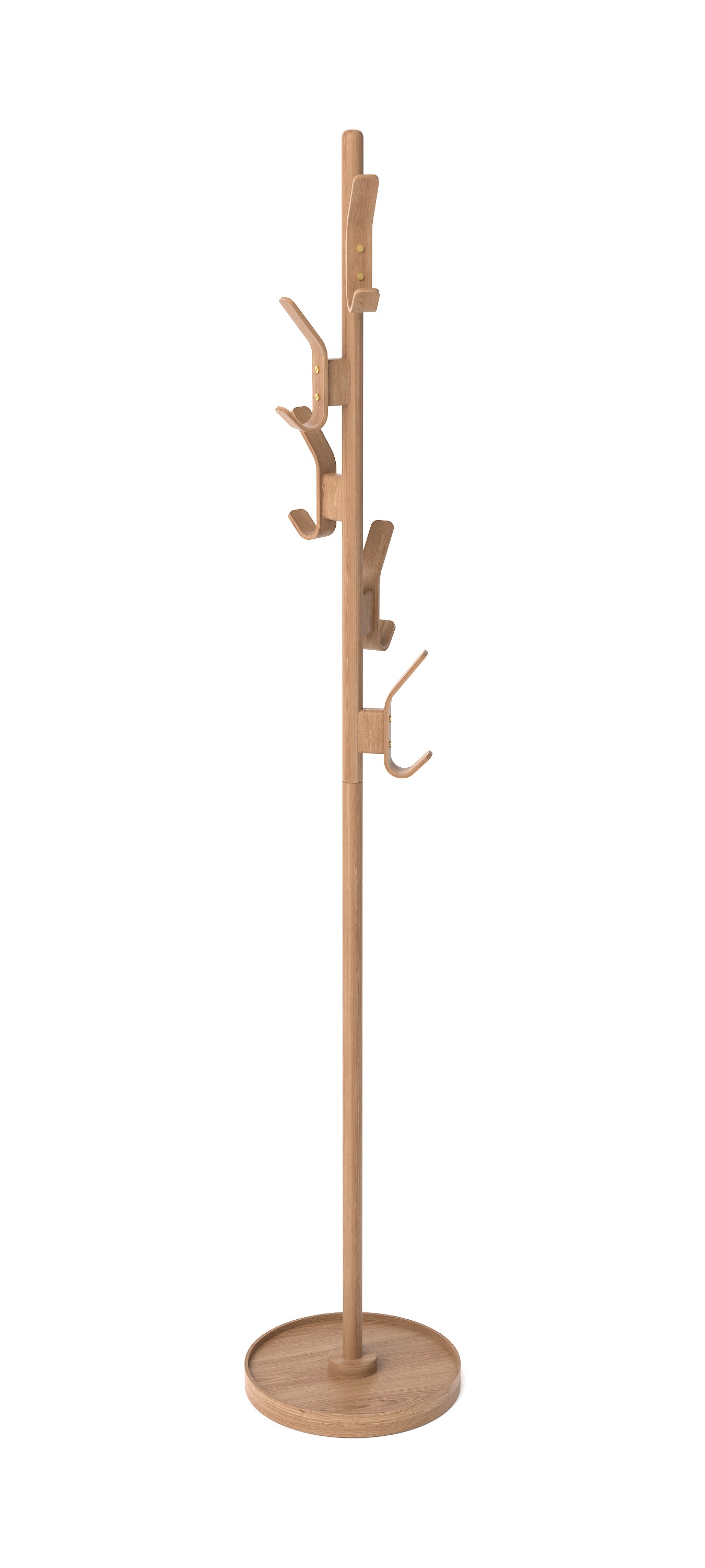 Right Hook Coat Stand - Oak