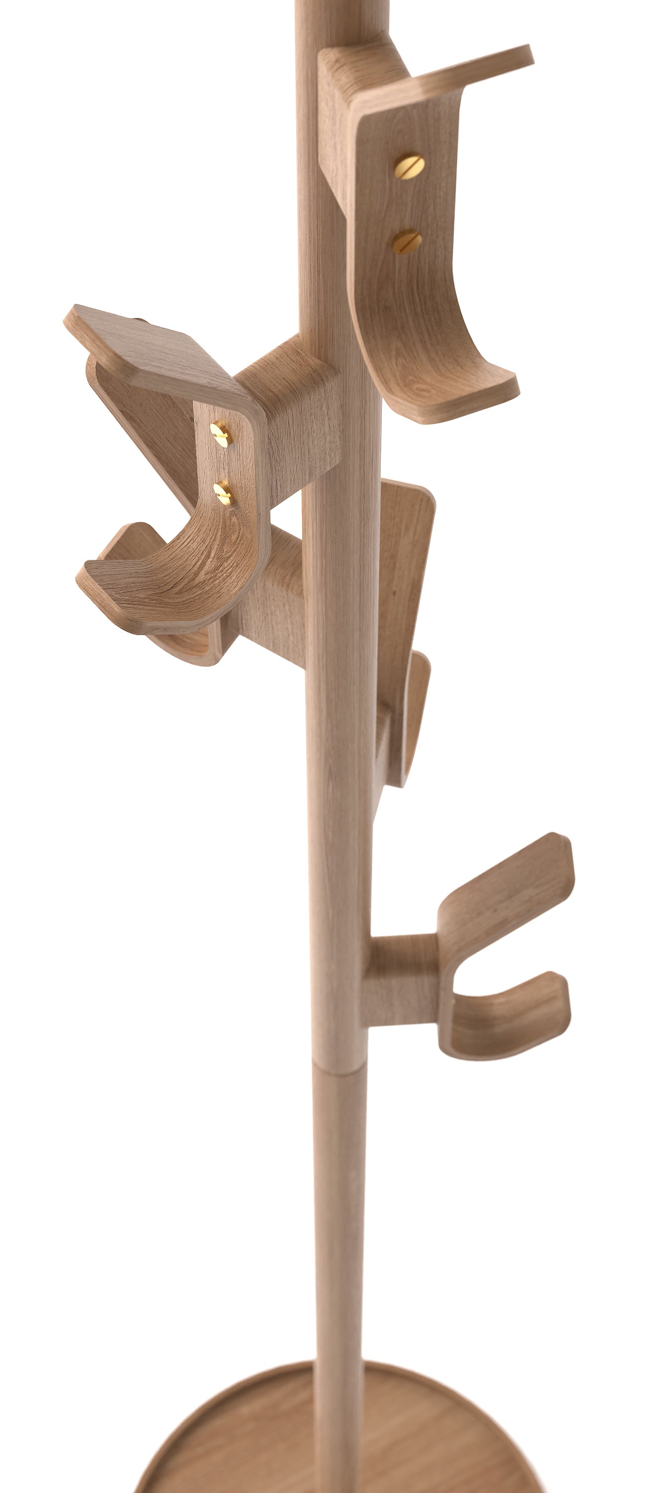 Right Hook Coat Stand - Oak