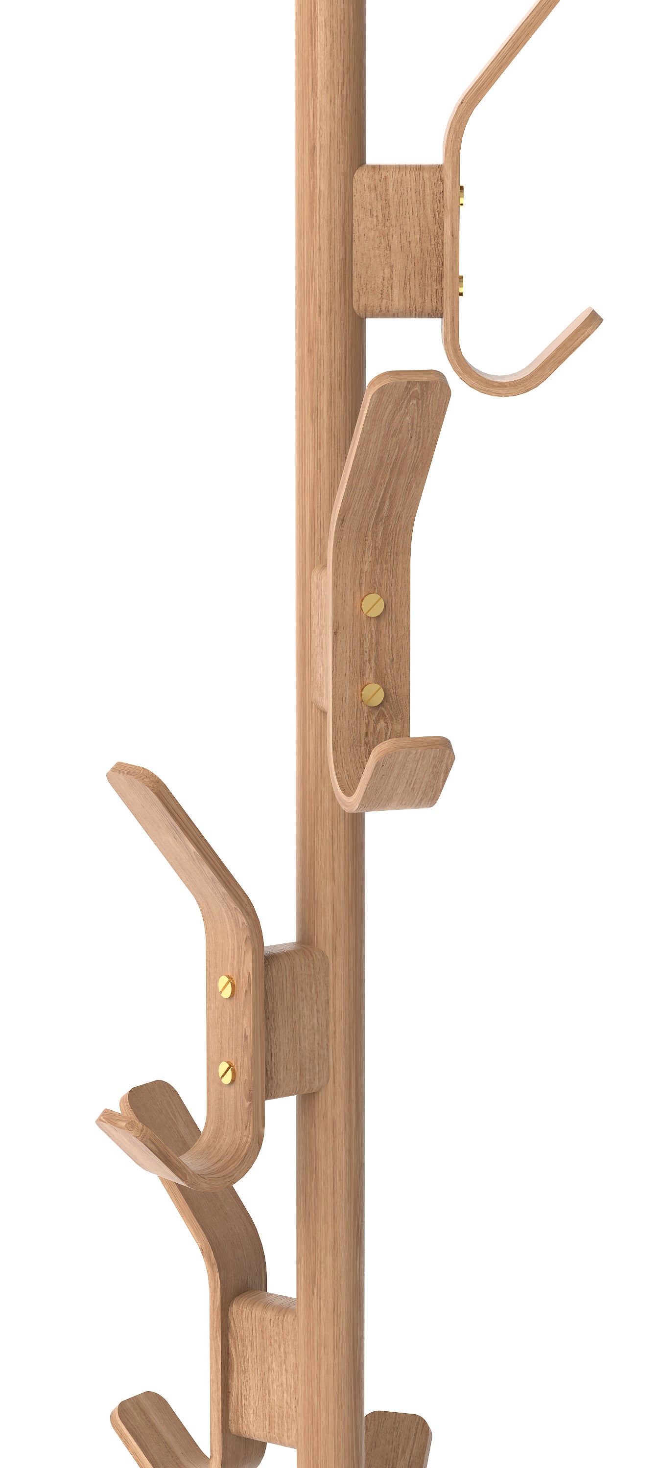Right Hook Coat Stand - Oak