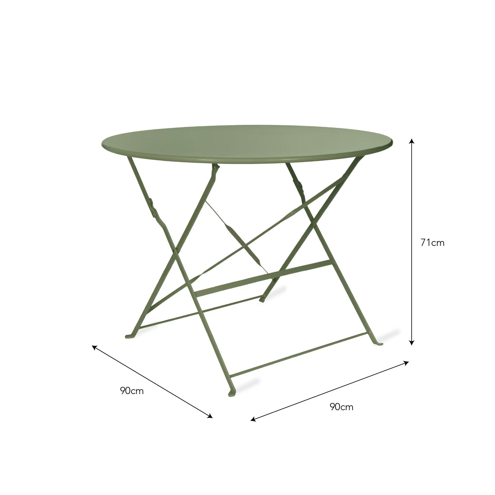 Rive Droite Bistro Table | Thistle Green | Large
