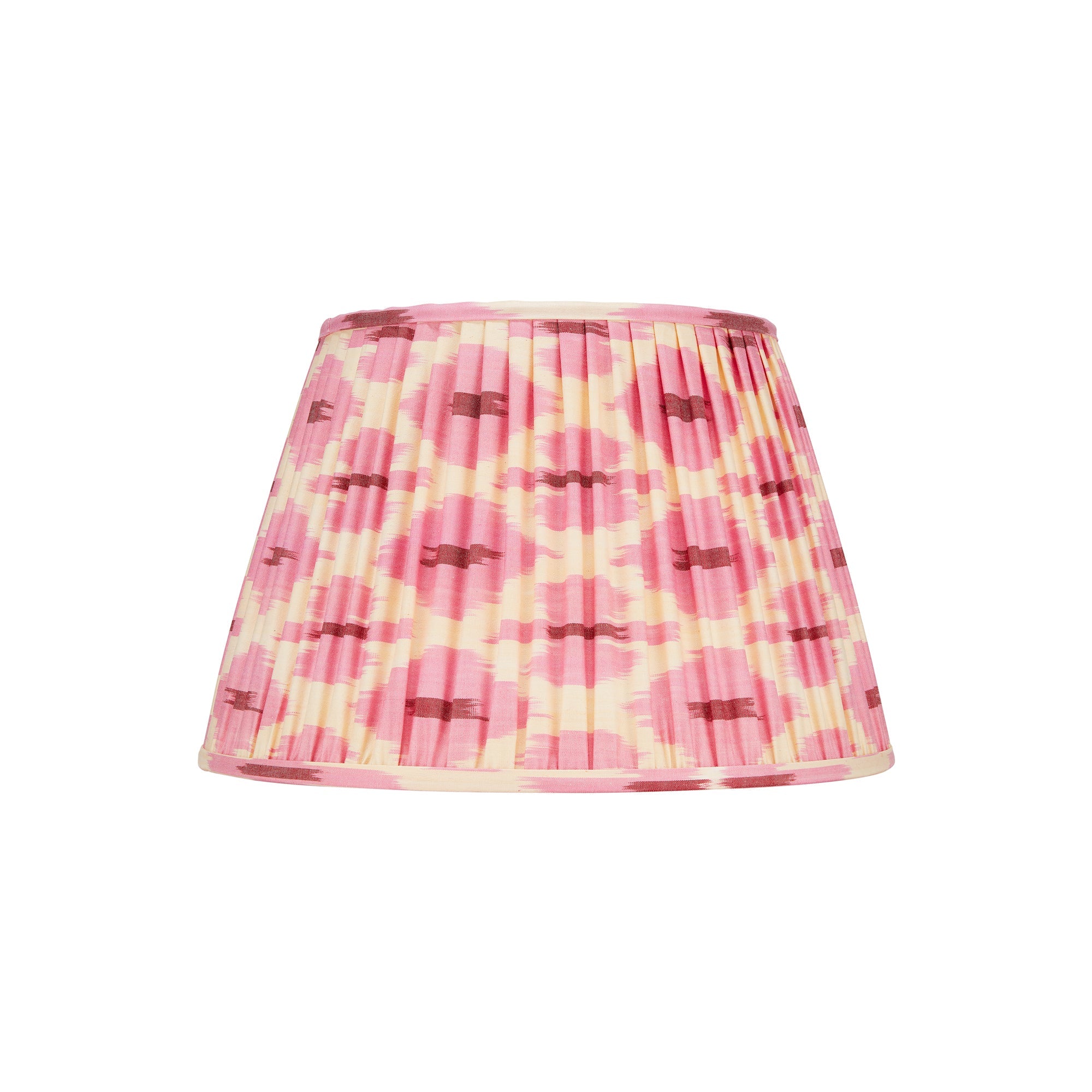 PINK AND CREAM IKAT LAMPSHADE LAMPSHADE