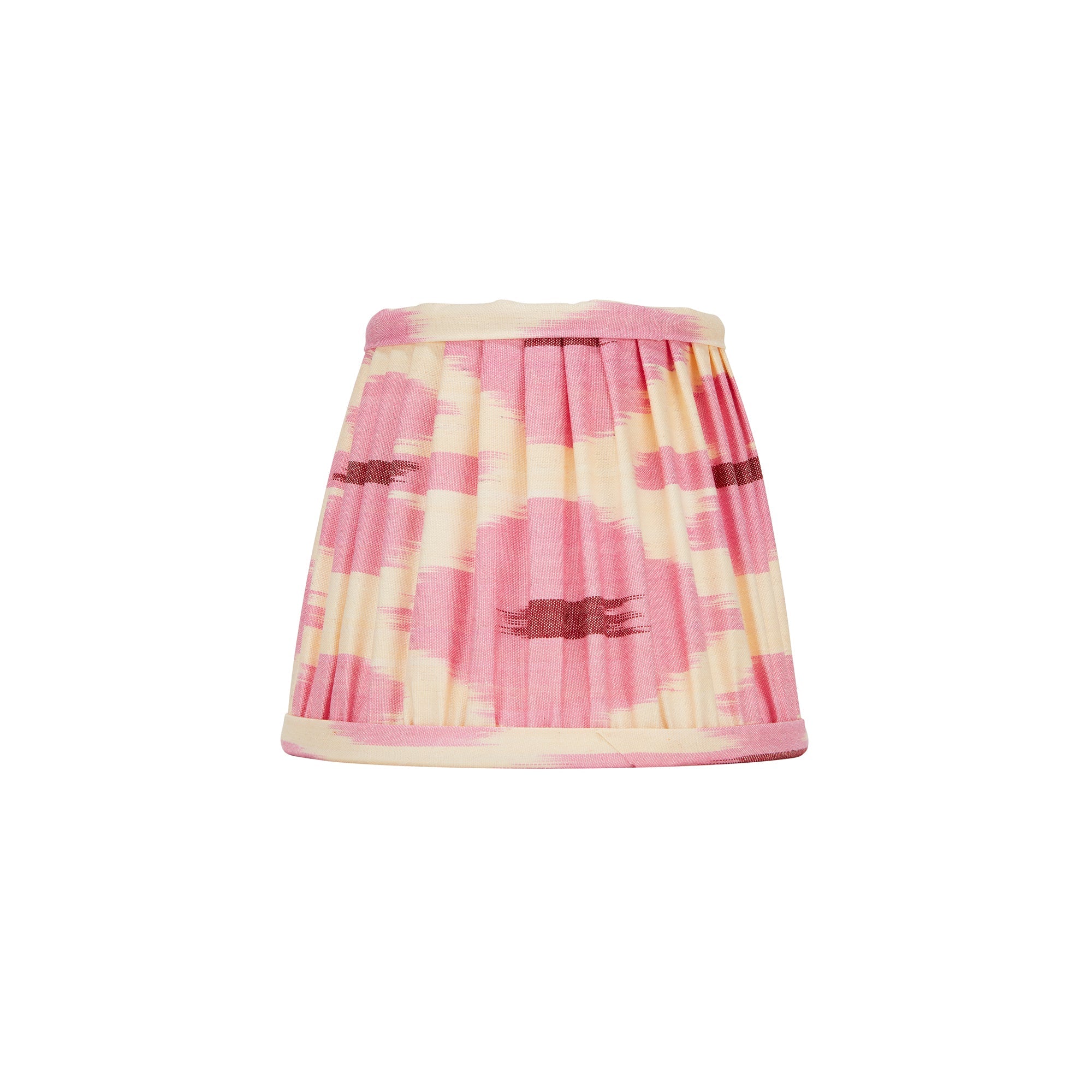 PINK AND CREAM IKAT LAMPSHADE LAMPSHADE