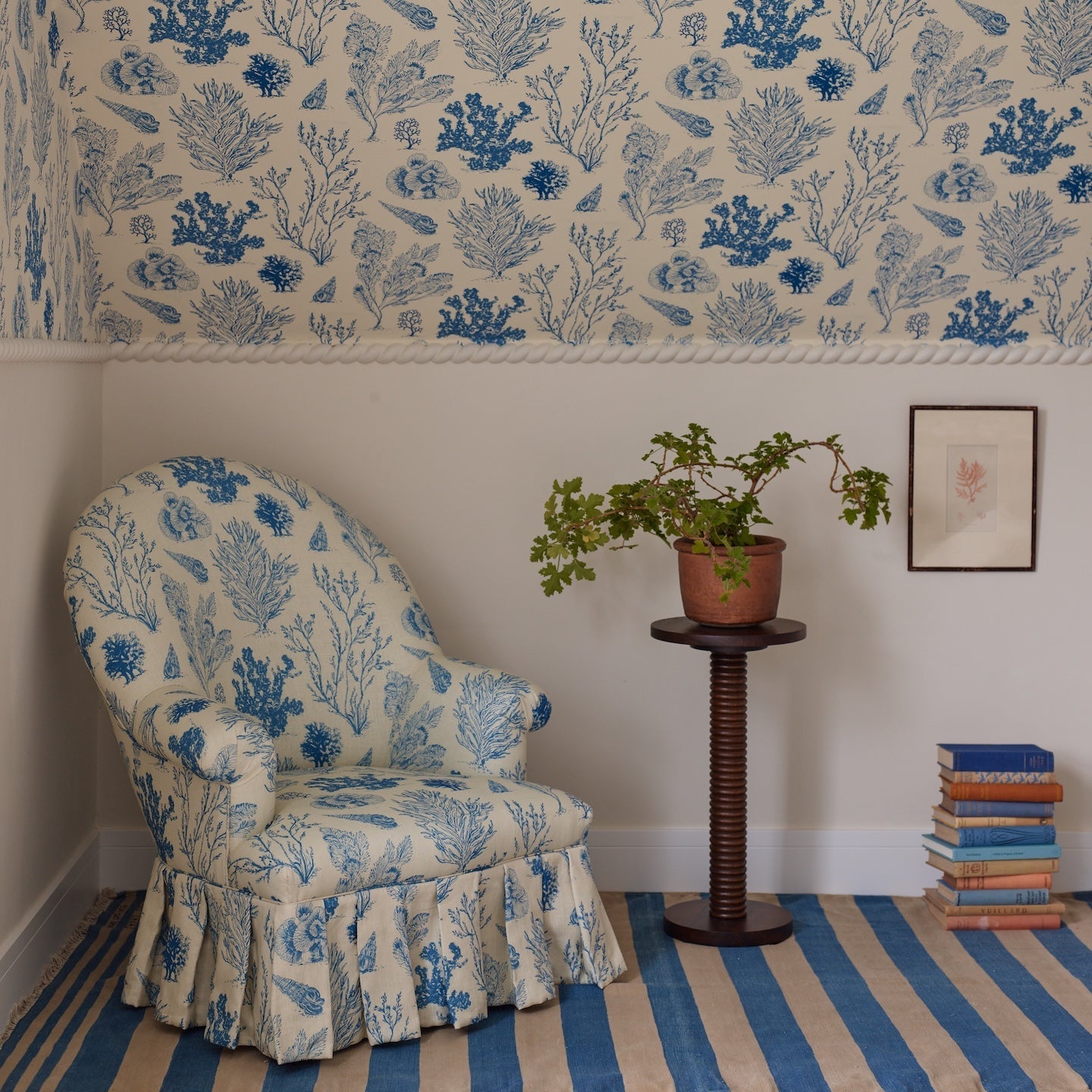 Coral Etchings Fabric | Ocean