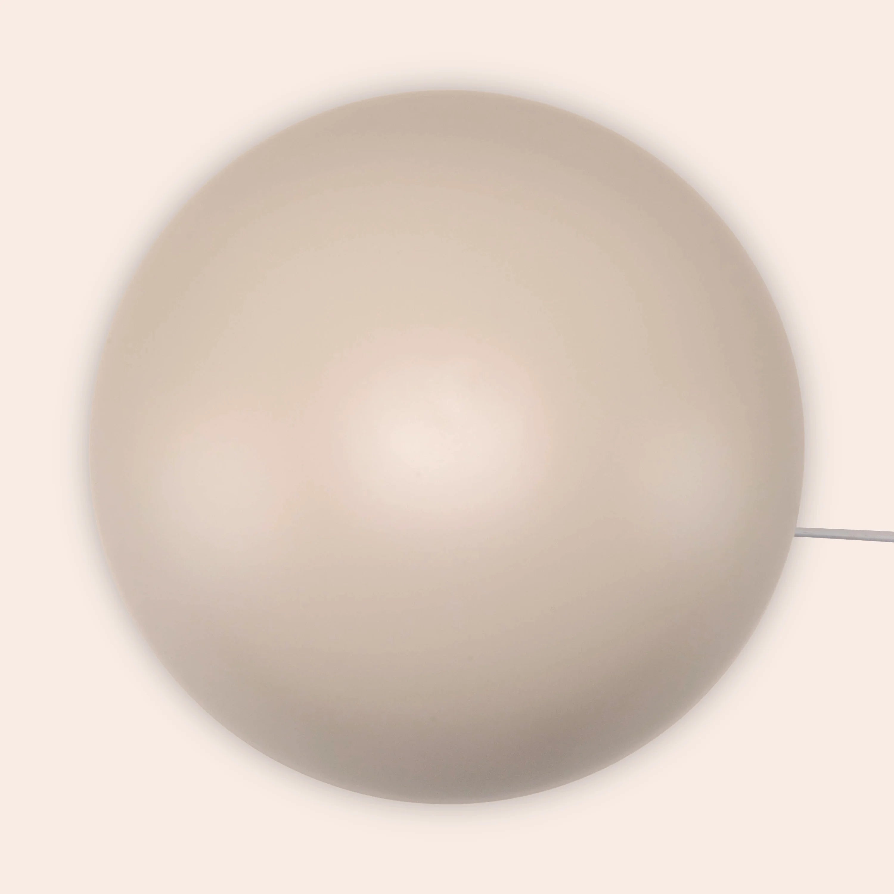 Sand grey dome mushroom table lamp