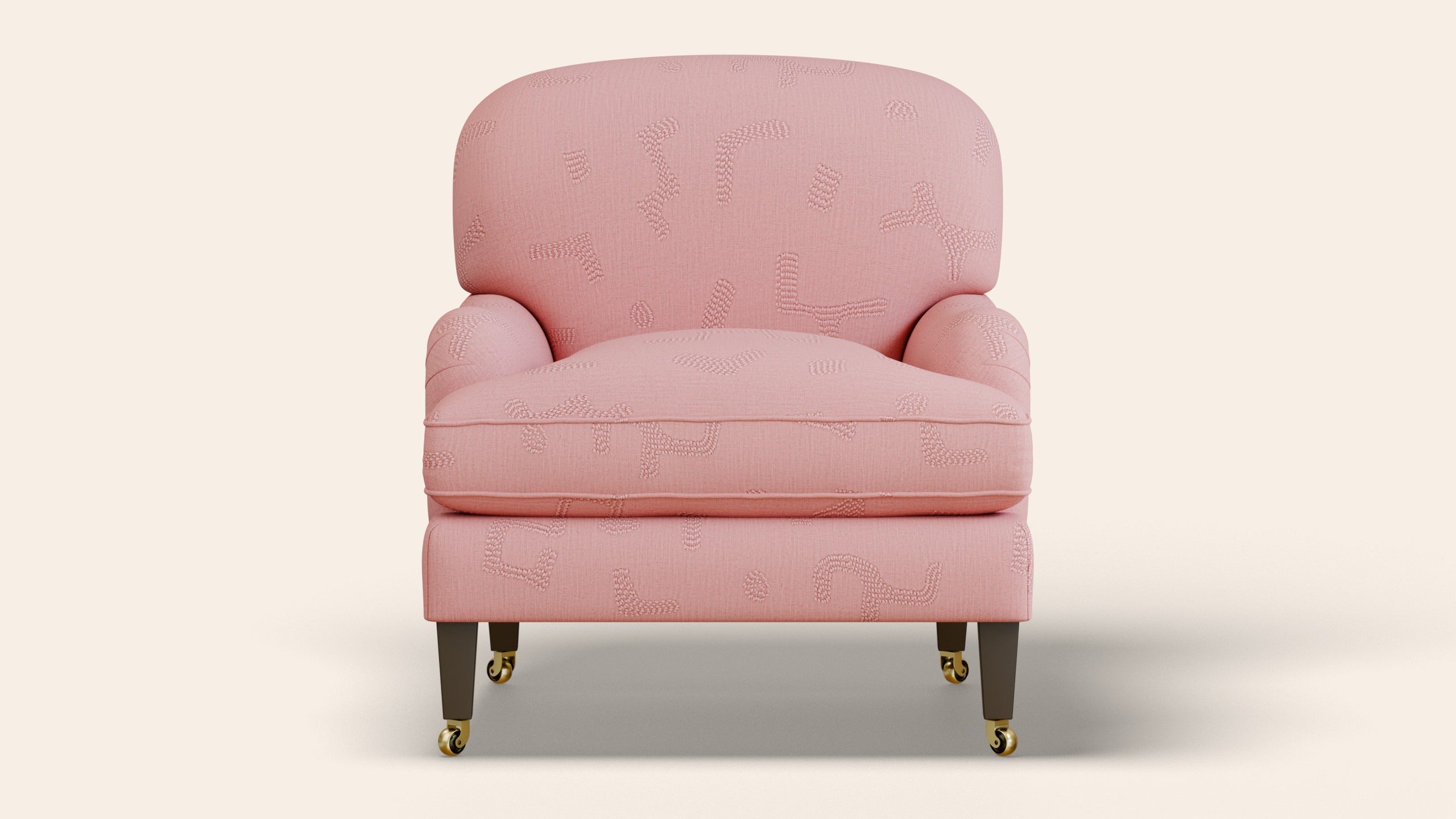 Sofia Armchair, Raphia, Clay