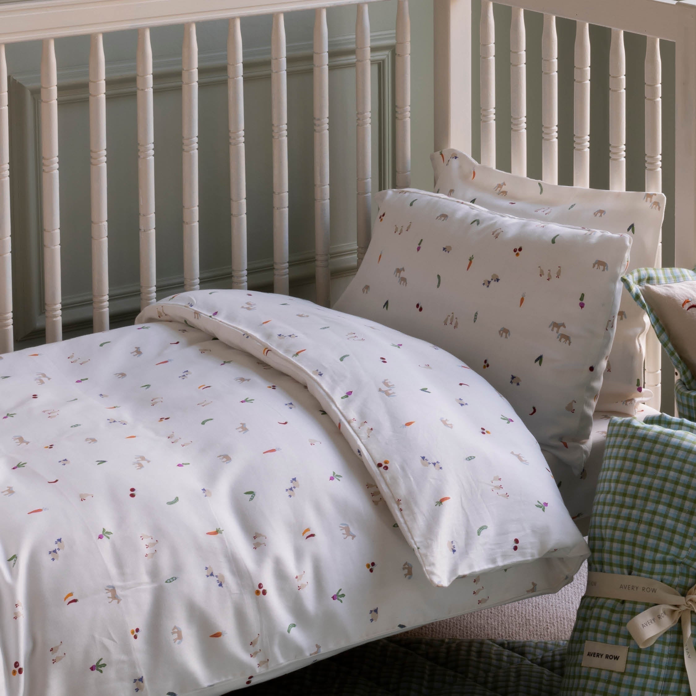 Organic Cotton Cotbed Bedding Set - Little Farm