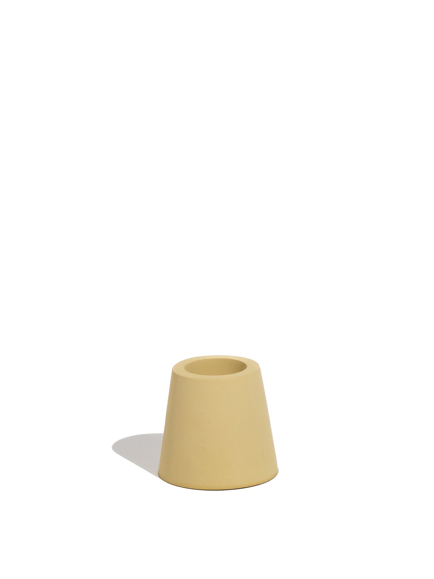 Stump Candle Holder - Mustard