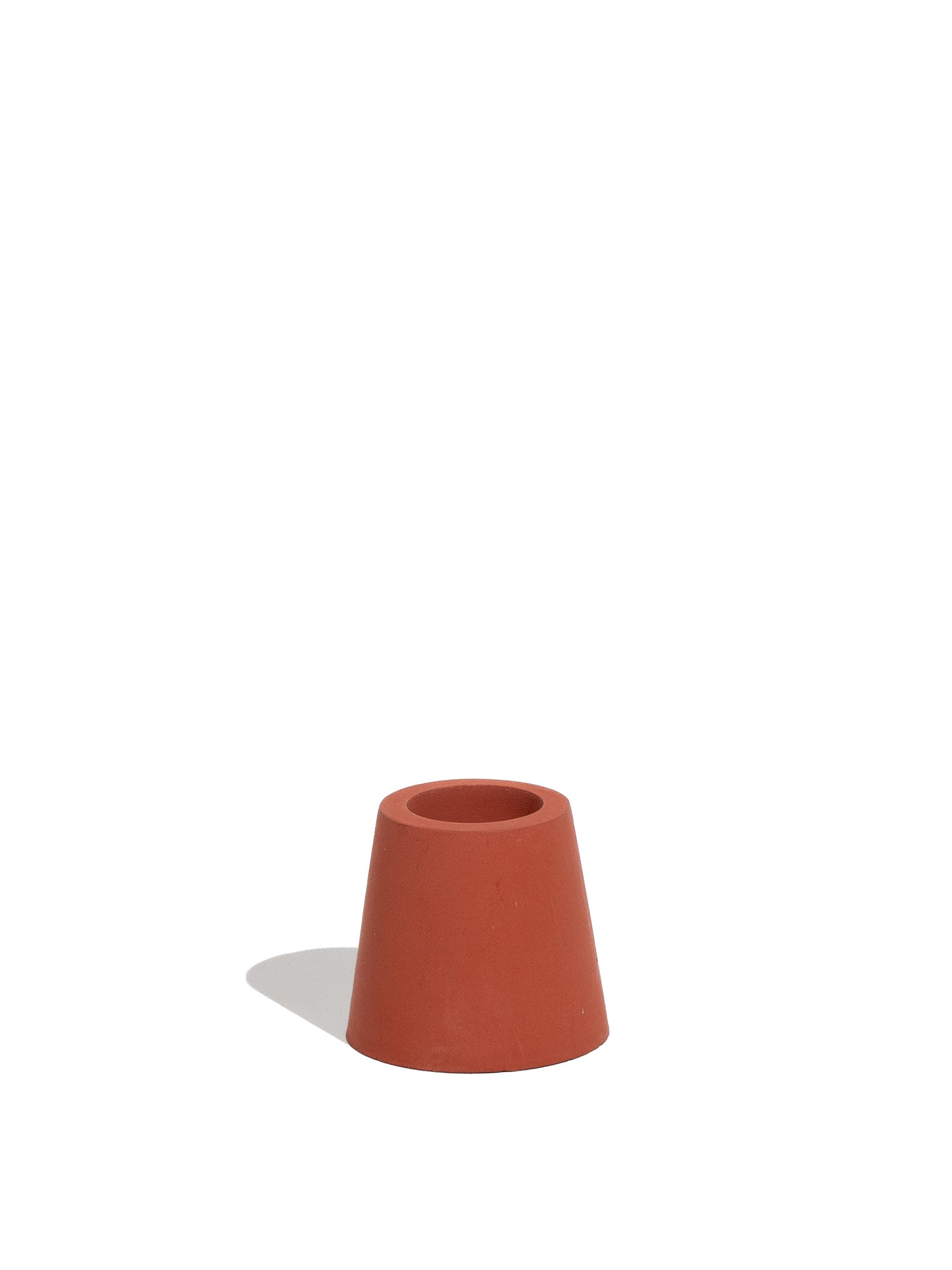 Stump Candle Holder - Rust
