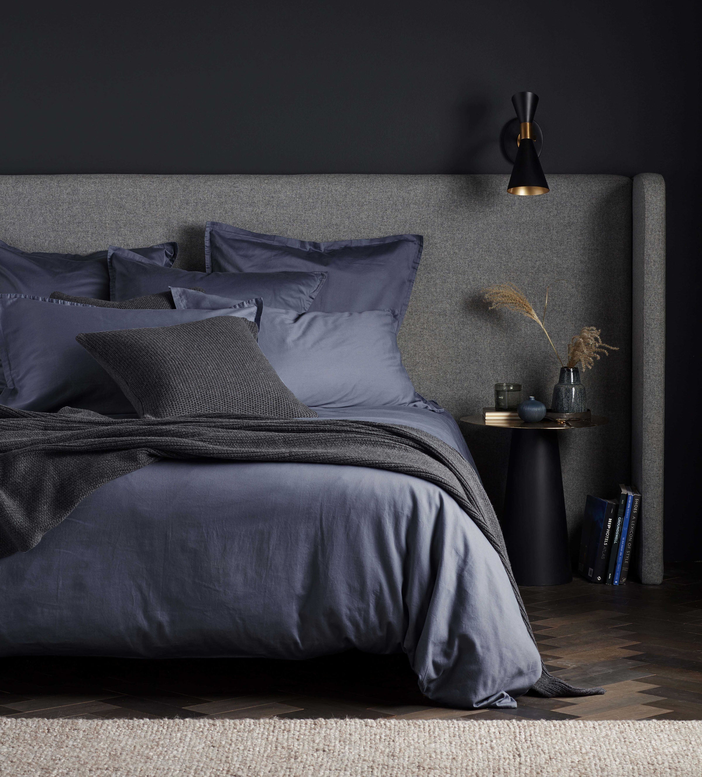 Super Soft 100% Cotton Duvet Cover | French Blue