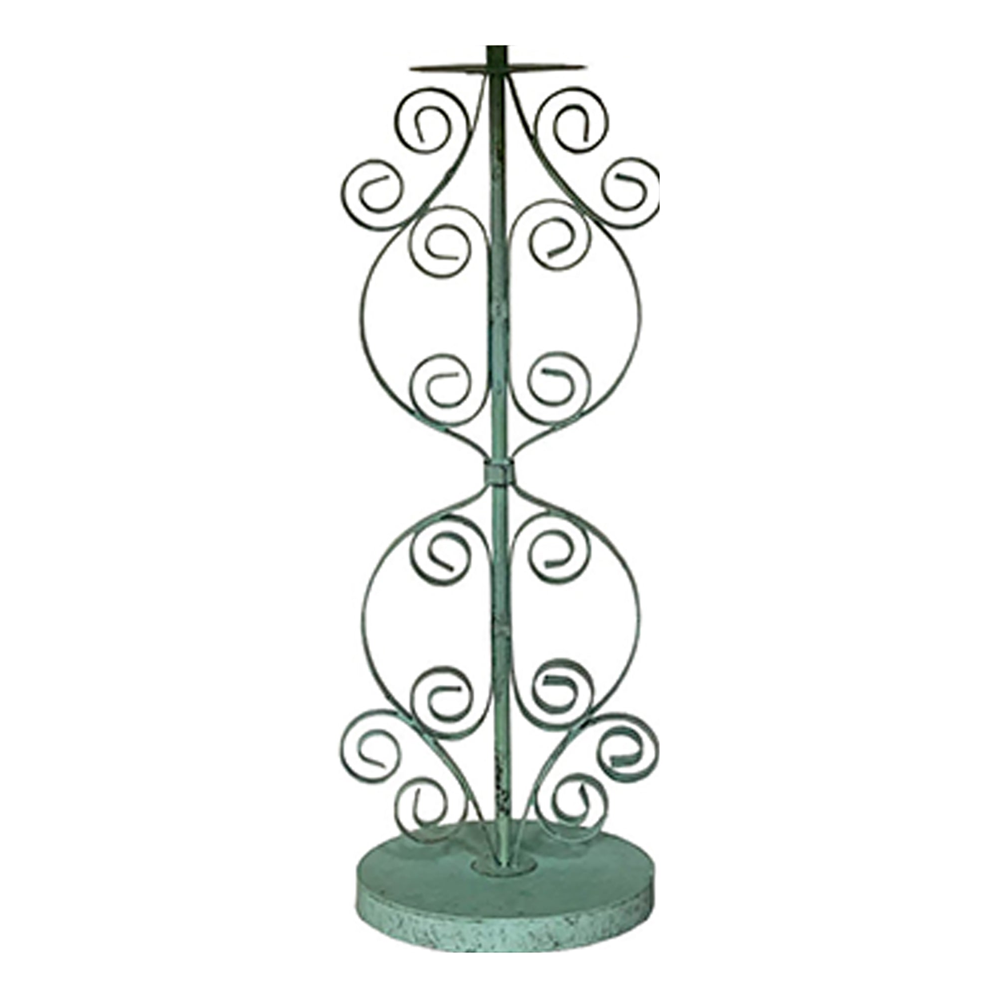 Manali Aqua Curly Table Lamp