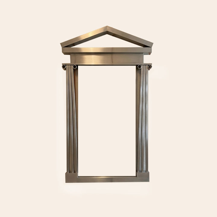 Scarpa Mirror, Brushed Chrome