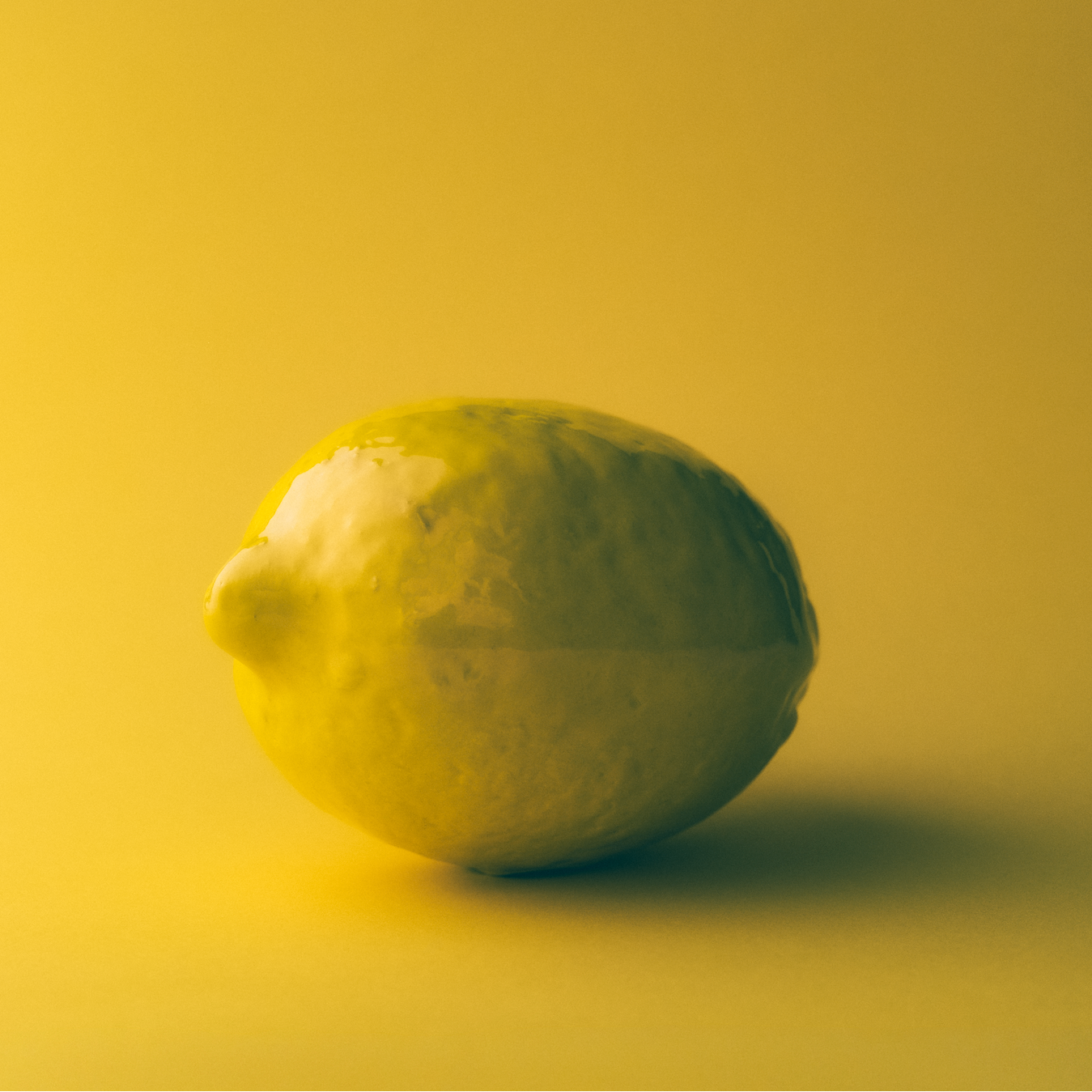 Handmade Ceramic Glazed Lemon Decorative
