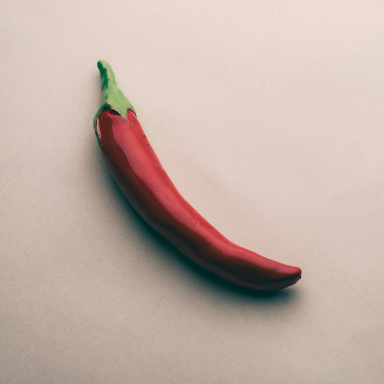 Handmade Ceramic Glazed Chilli Decorative