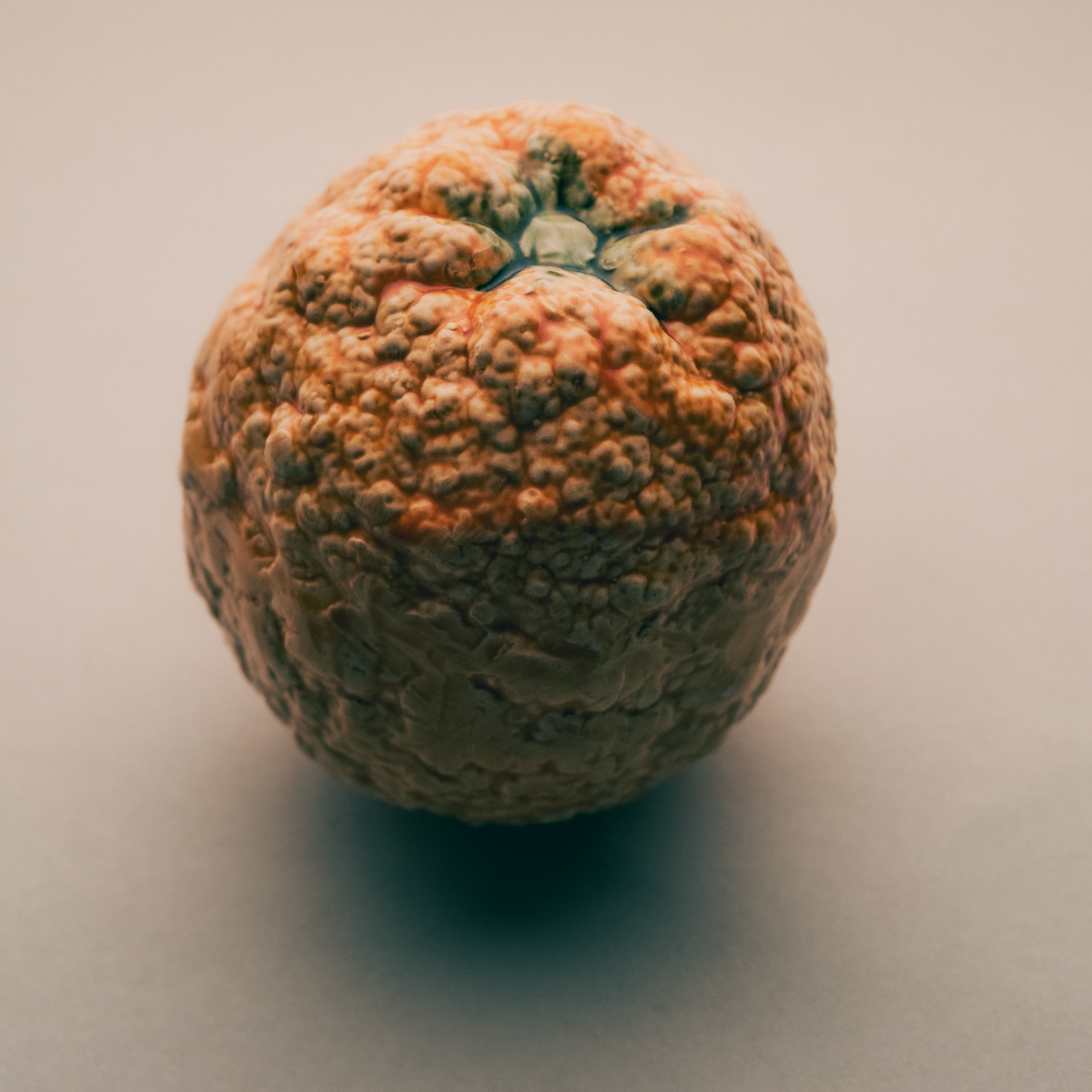 Handmade Ceramic Glazed Orange Decorative