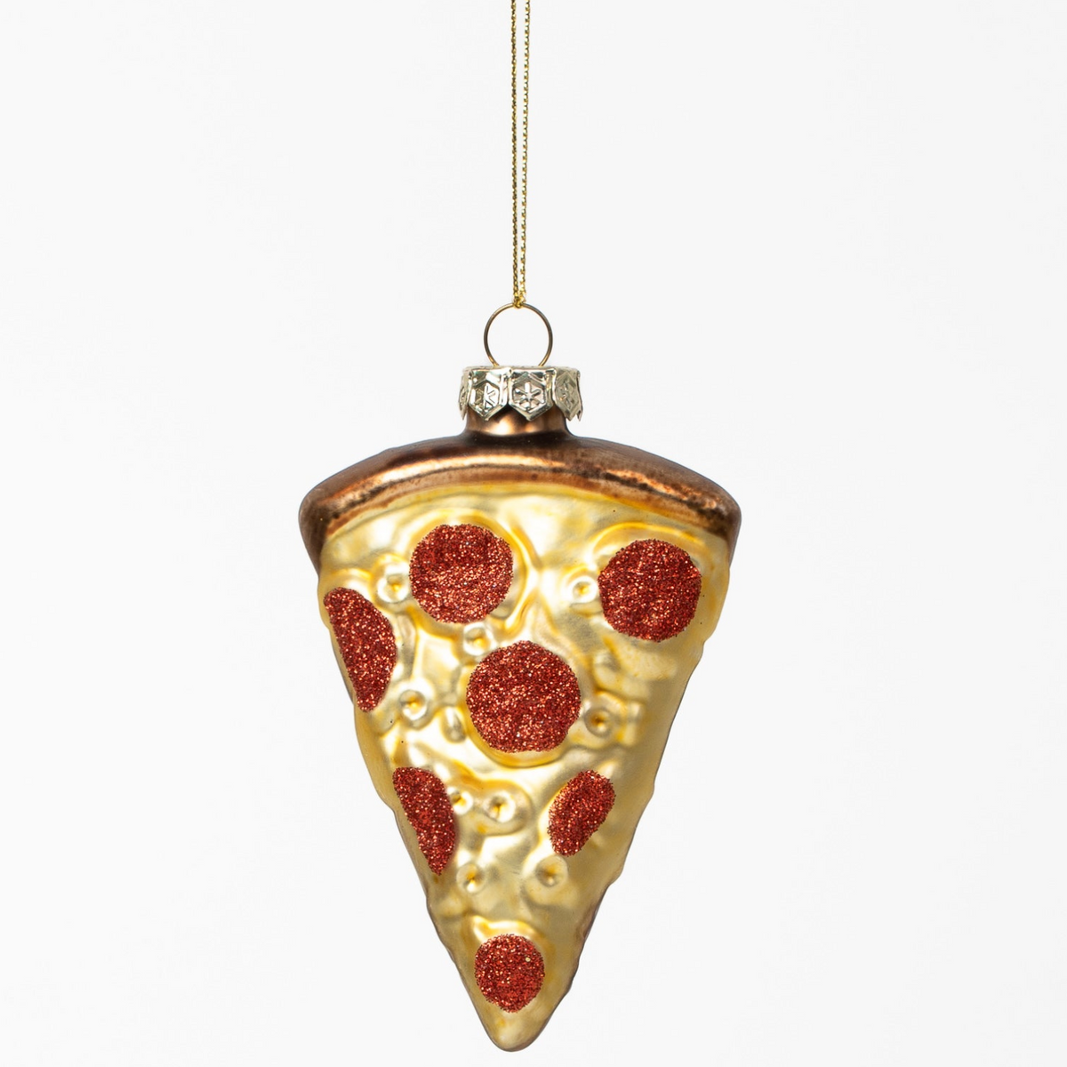Pizza Glass Ornament