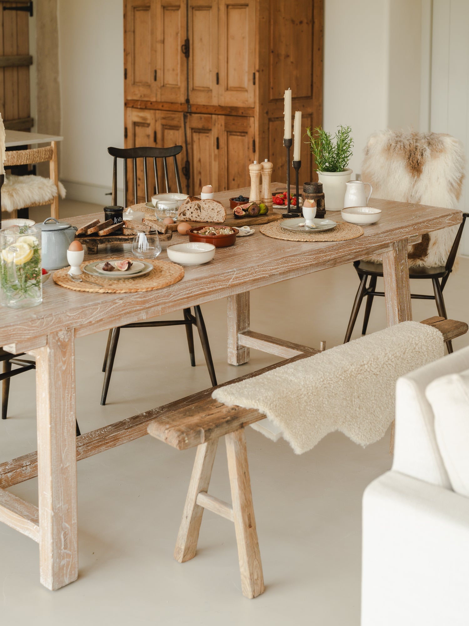 Shearling Rug - Cream