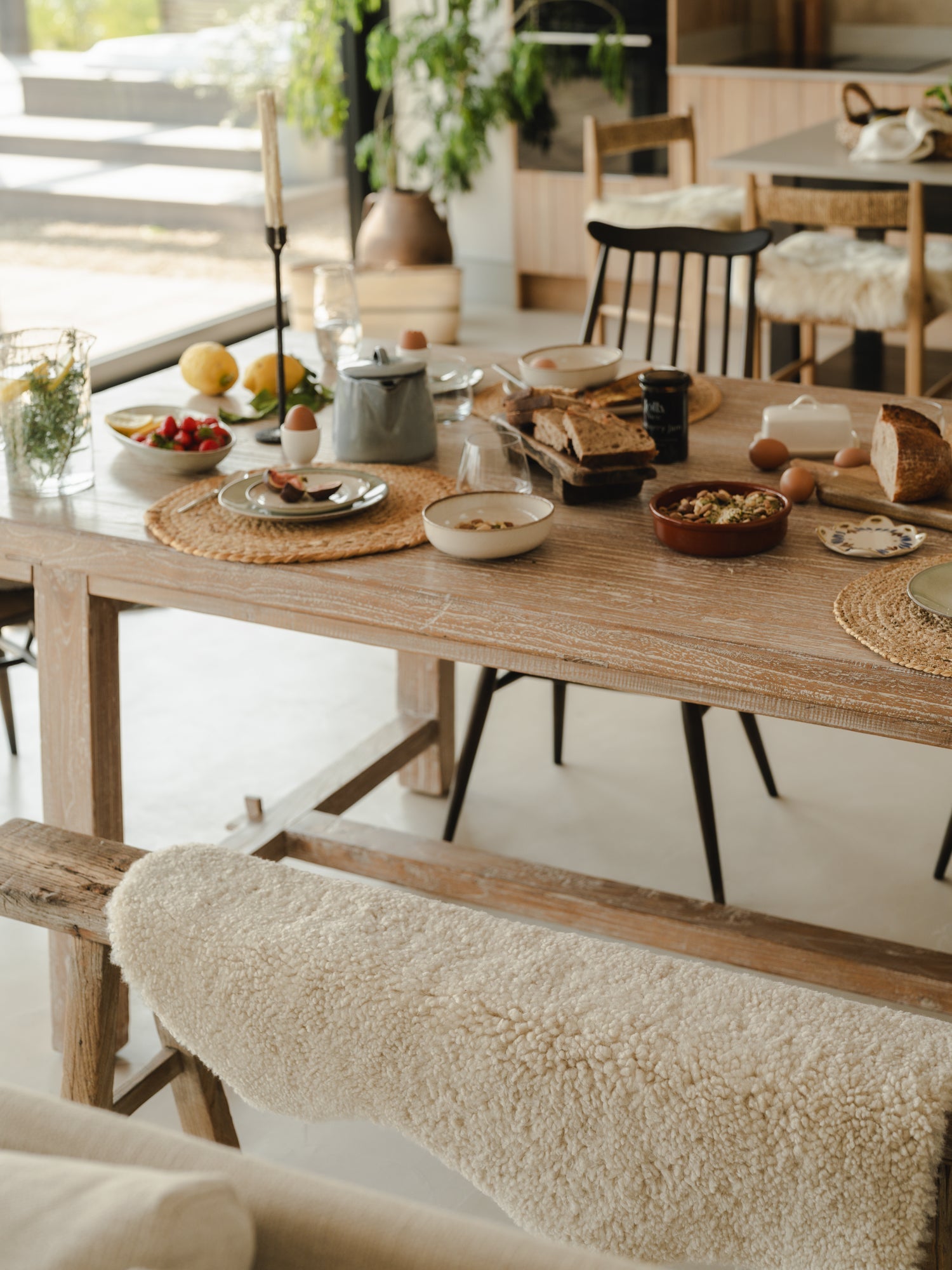 Shearling Rug - Cream