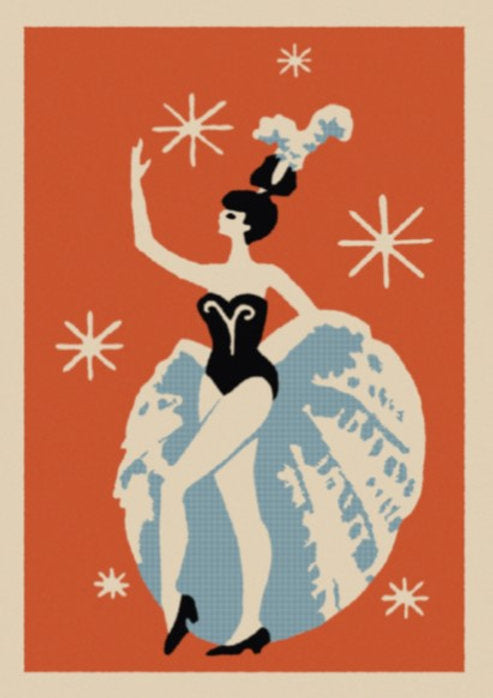 Showgirl Framed Matchbox Label Print