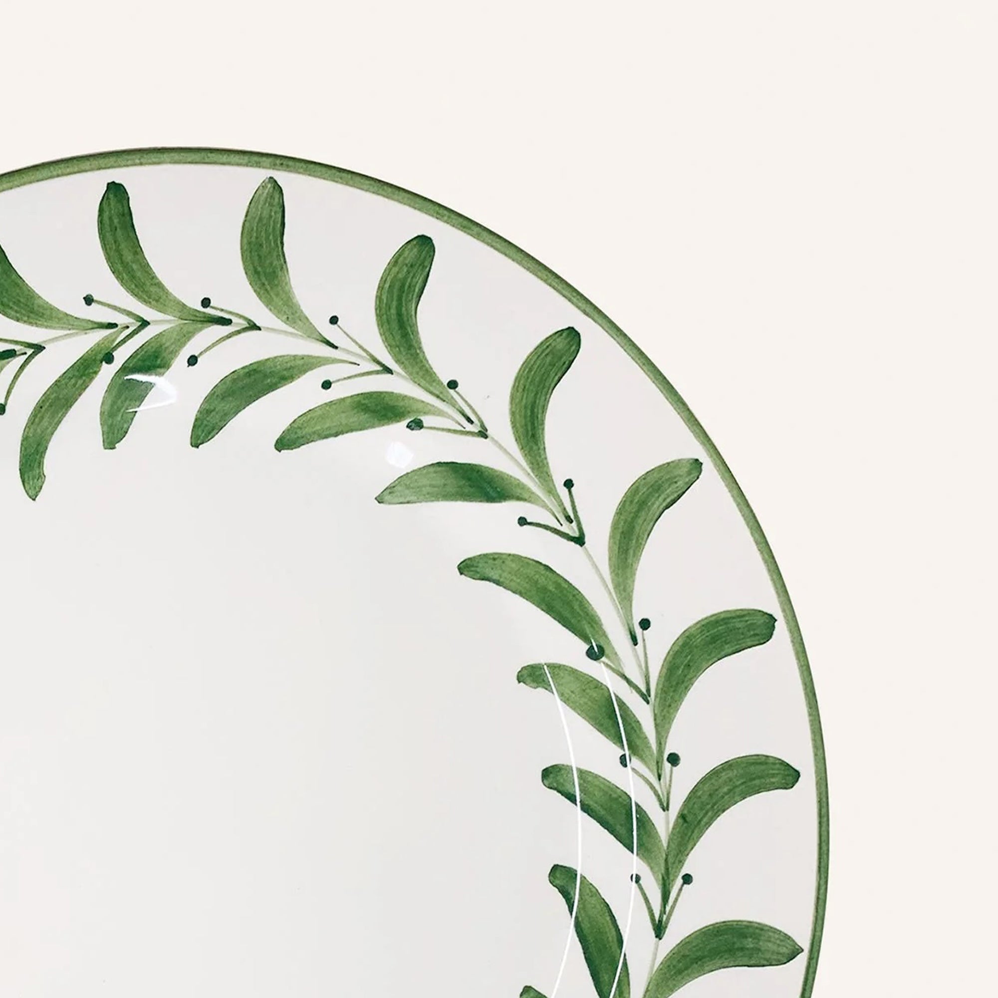 Helecho Dinner Plate | Fern Green