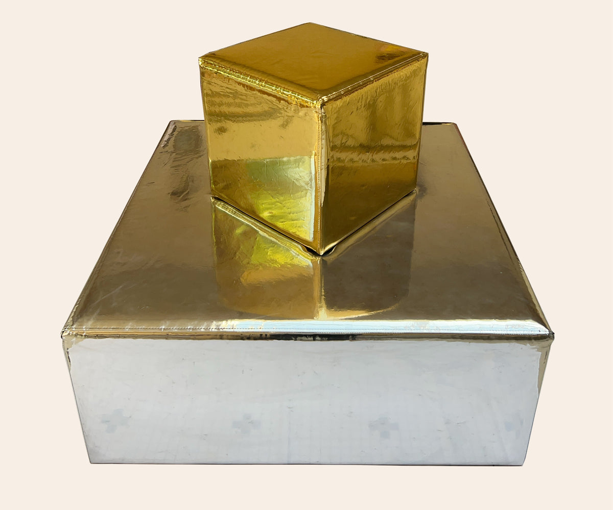 DISCO Footstool, Gold