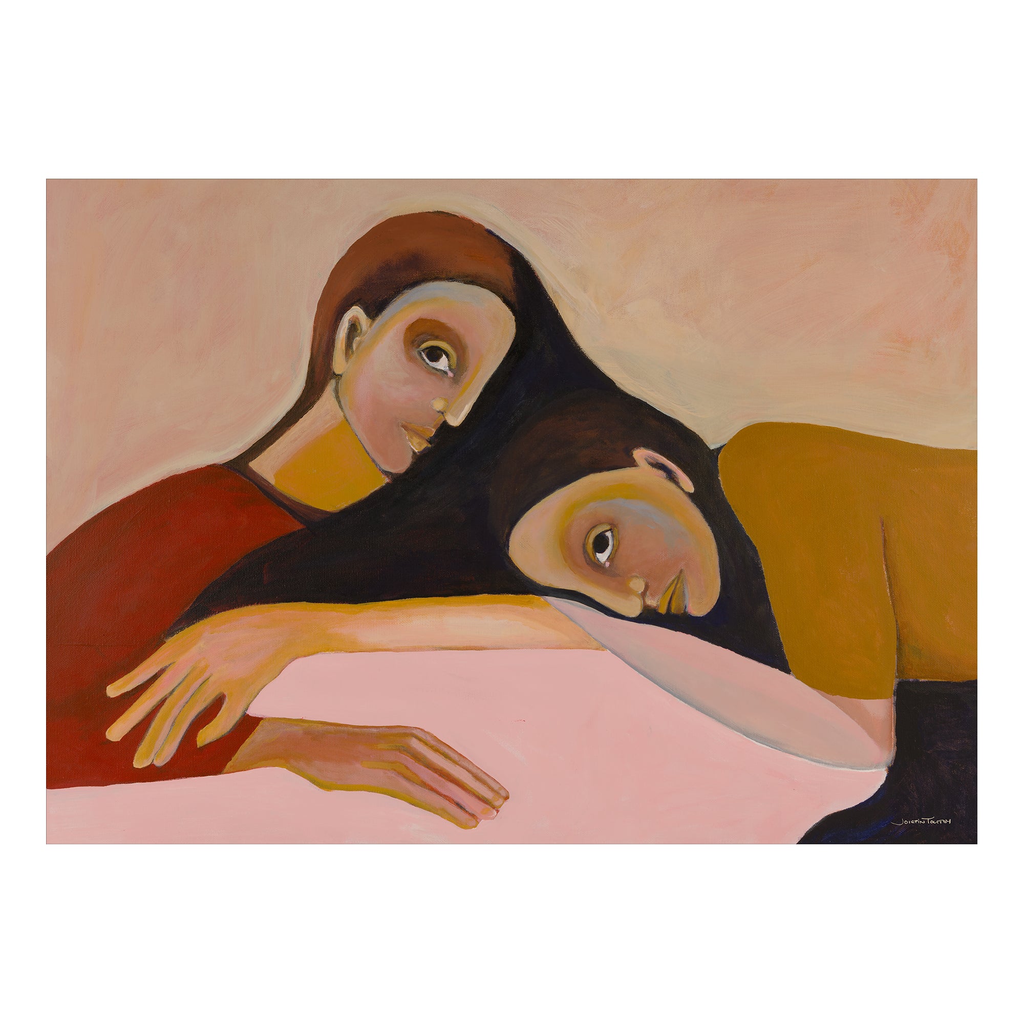 Sisters III Print by Josefin Tolstoy