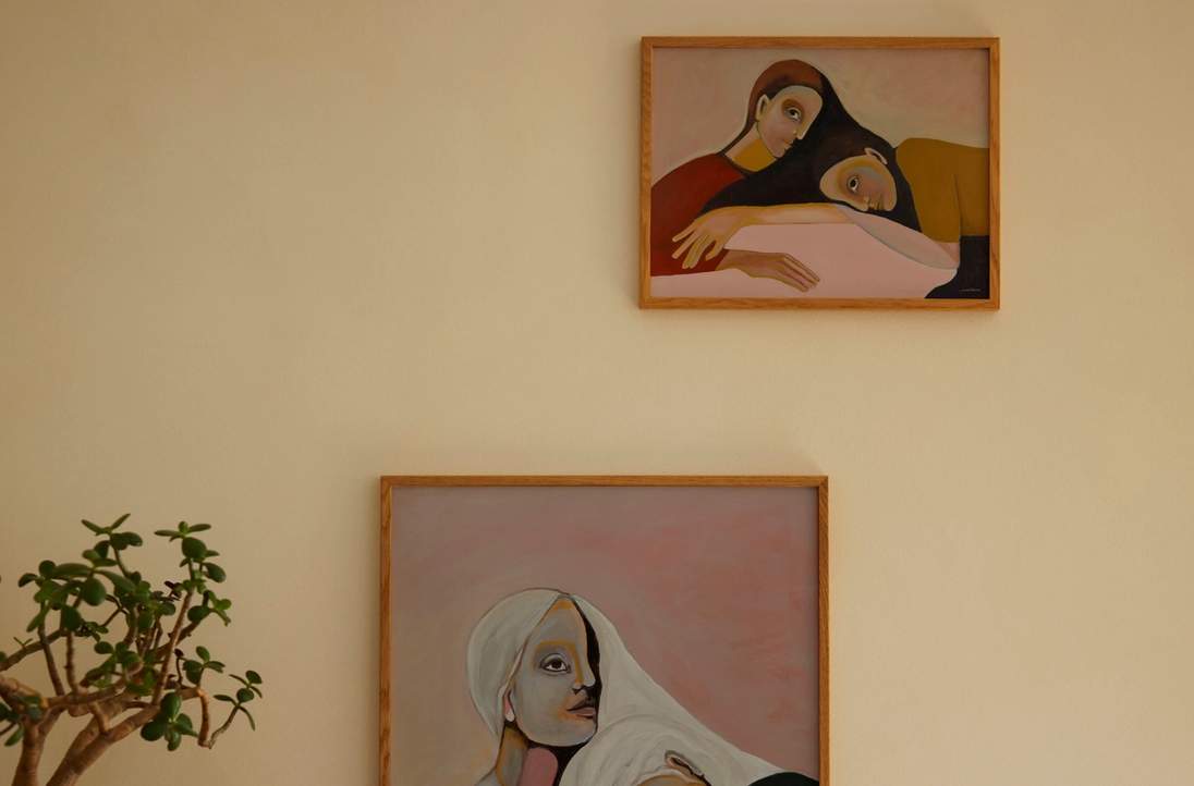 Sisters III Print by Josefin Tolstoy