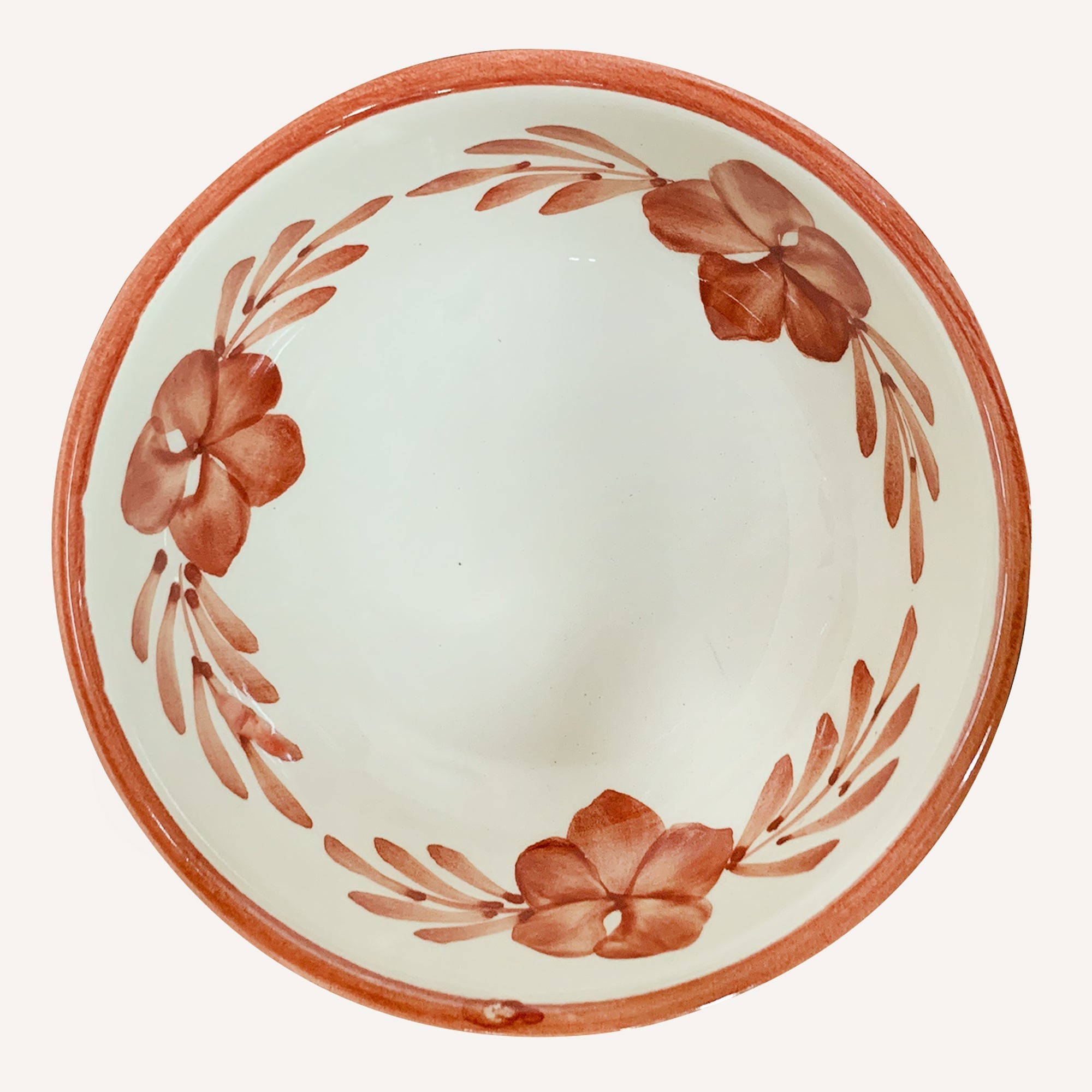Flor Tapas Bowl | Rust Red