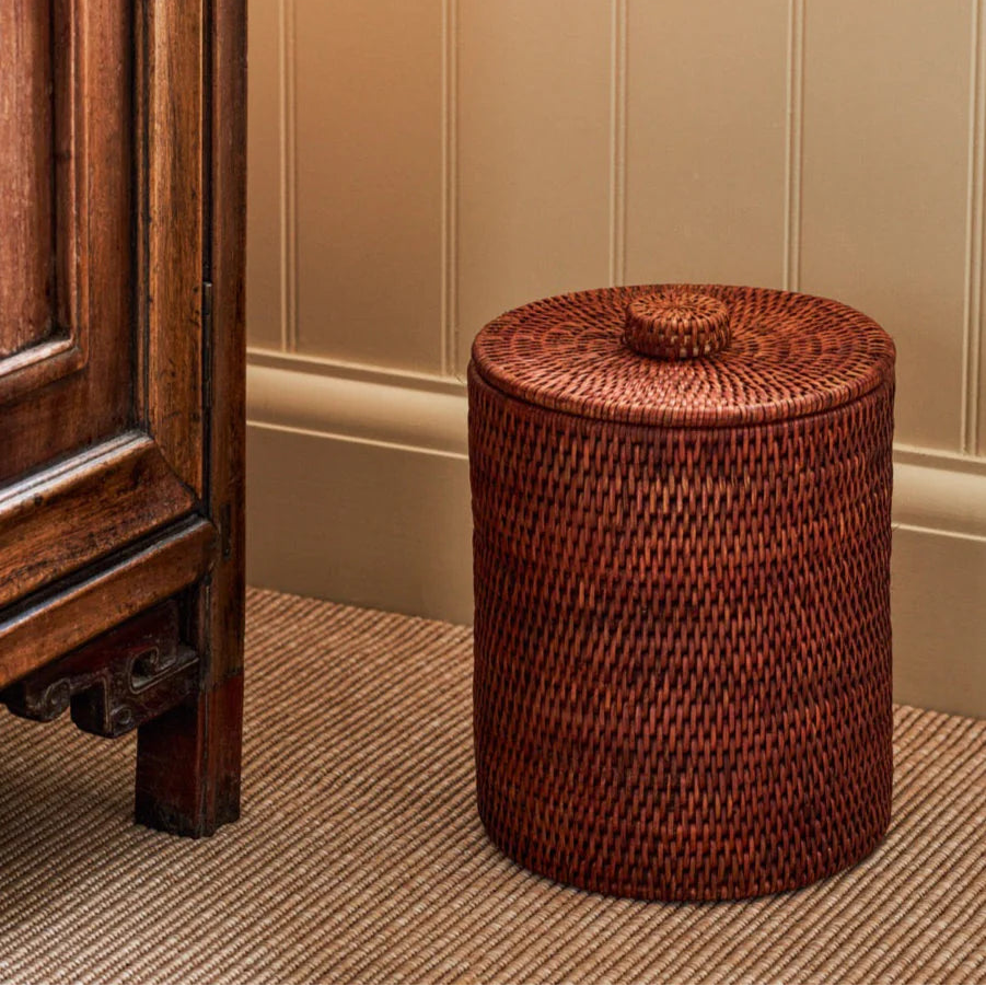 Strand Rattan Bathroom Bin
