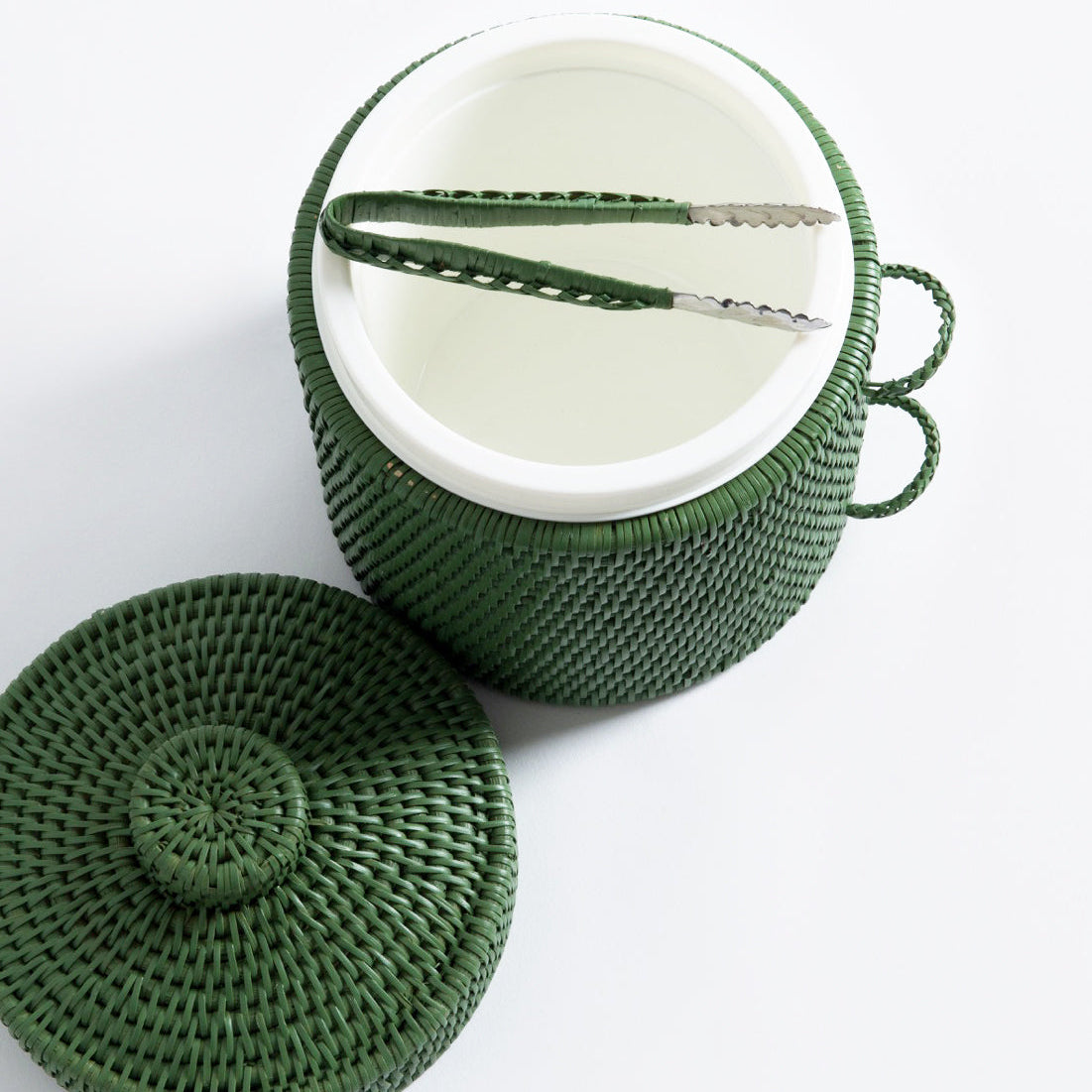 Strand Rattan Ice Bucket