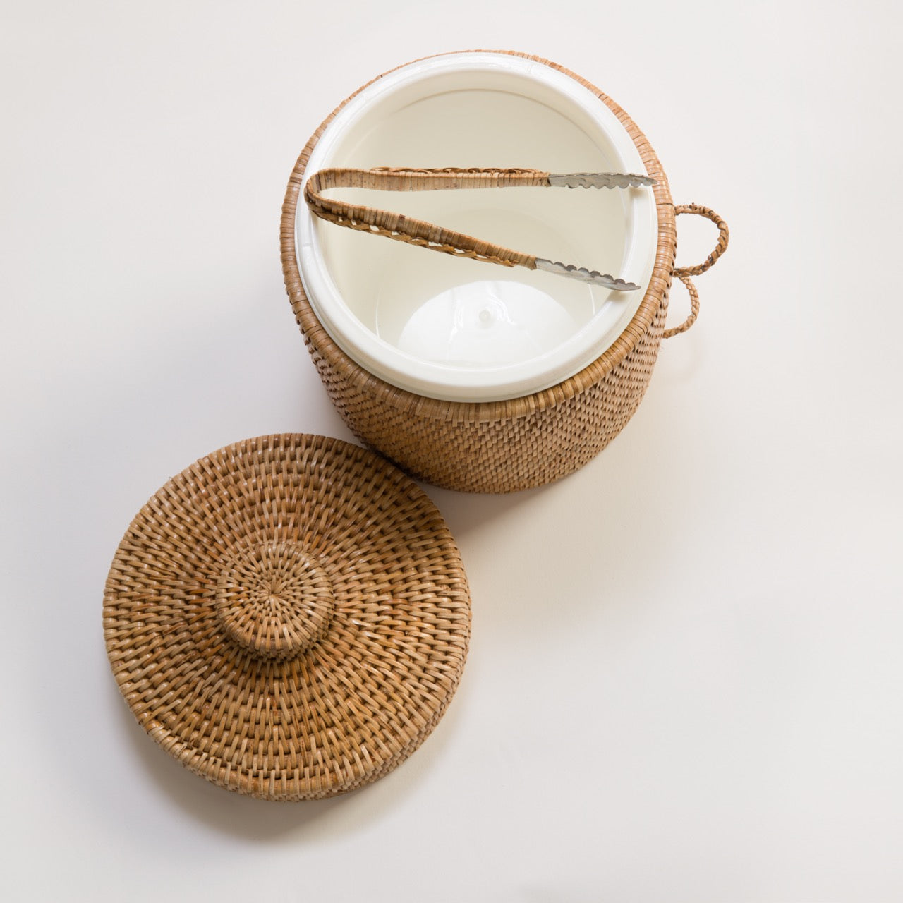 Strand Rattan Ice Bucket