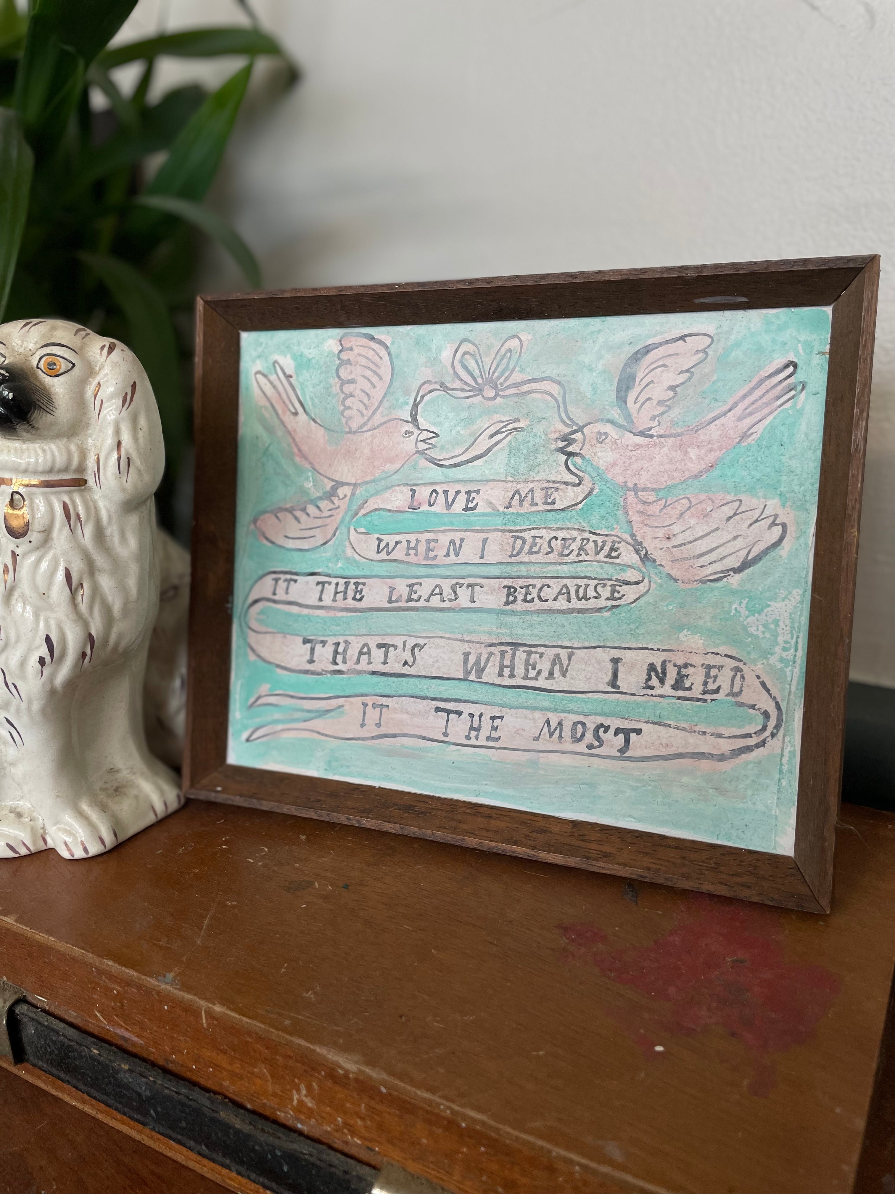 Swallows love me when